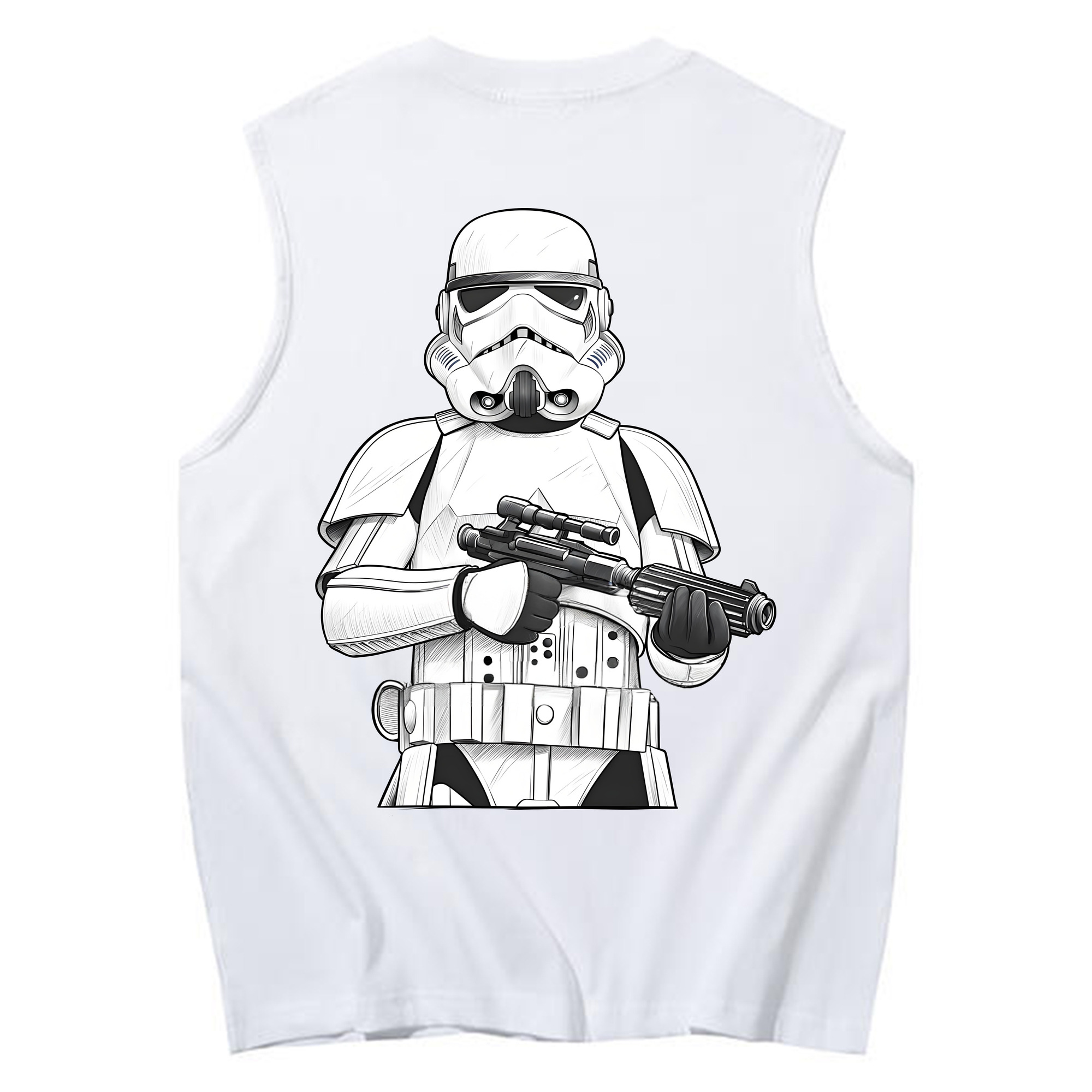 （画像用） スター・ウォーズ Star Wars コットン100％タンクトップ（背面プリント）