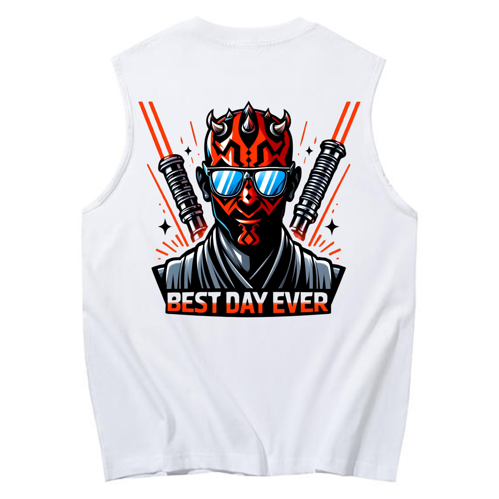 （画像用） スター・ウォーズ Star Wars コットン100％タンクトップ（背面プリント）