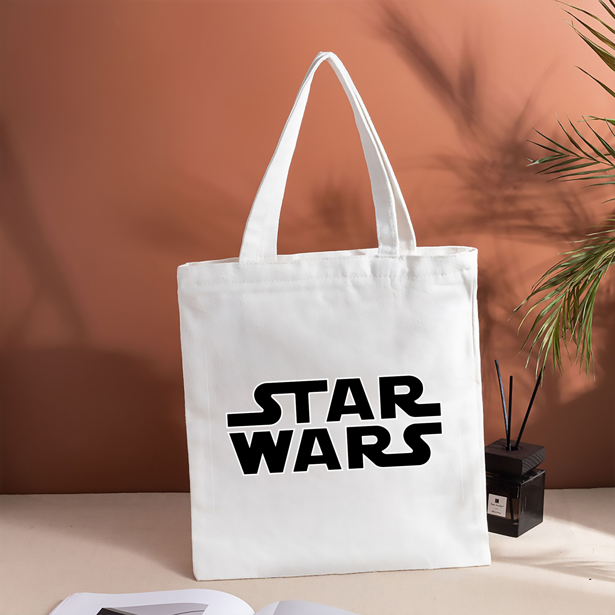スター・ウォーズ Star Wars 縦型キャンバス生地手提げバッグ　トートバッグ