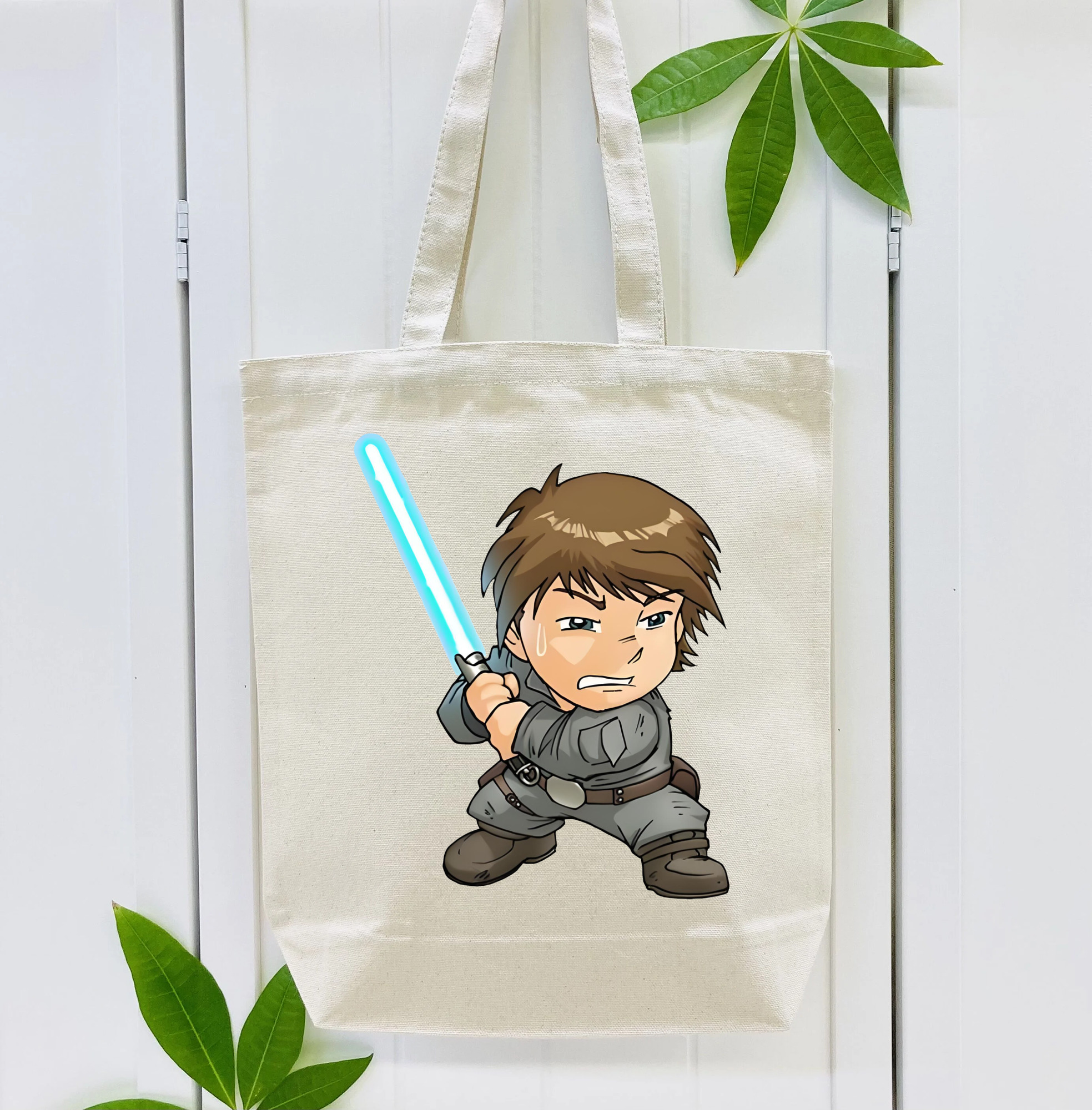 スター・ウォーズ Star Wars 縦型キャンバス生地手提げバッグ　トートバッグ
