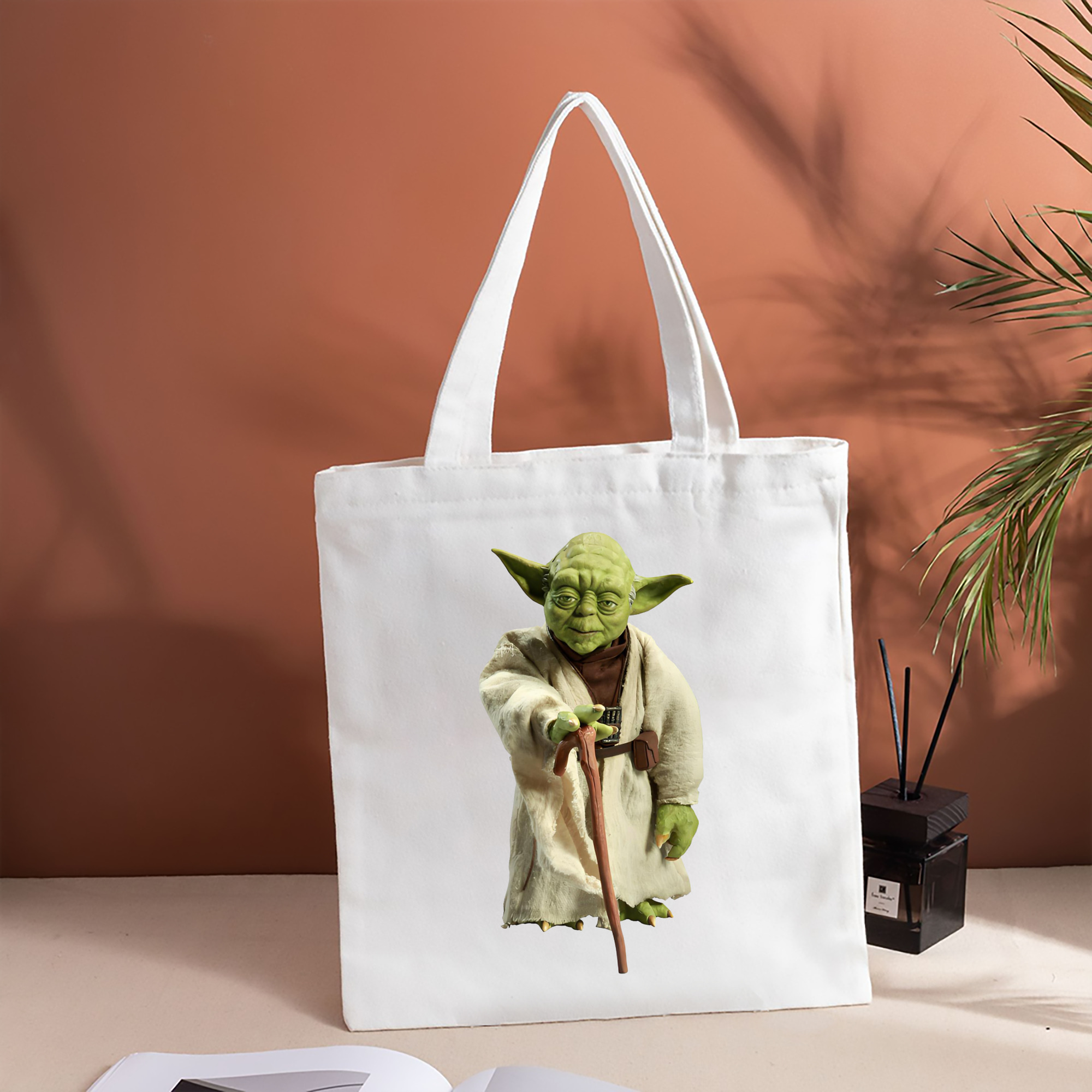 スター・ウォーズ Star Wars 縦型キャンバス生地手提げバッグ　トートバッグ