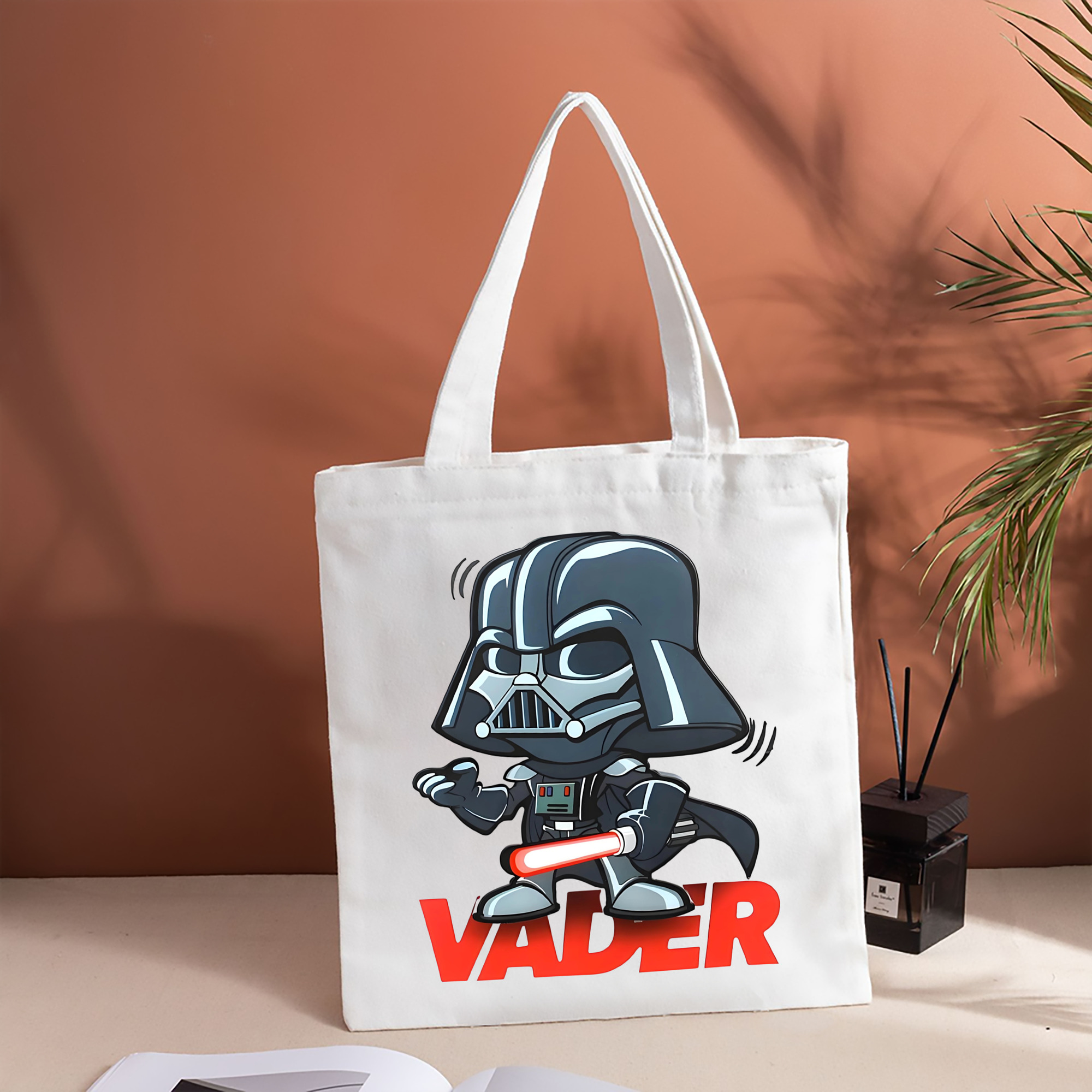 スター・ウォーズ Star Wars 縦型キャンバス生地手提げバッグ　トートバッグ