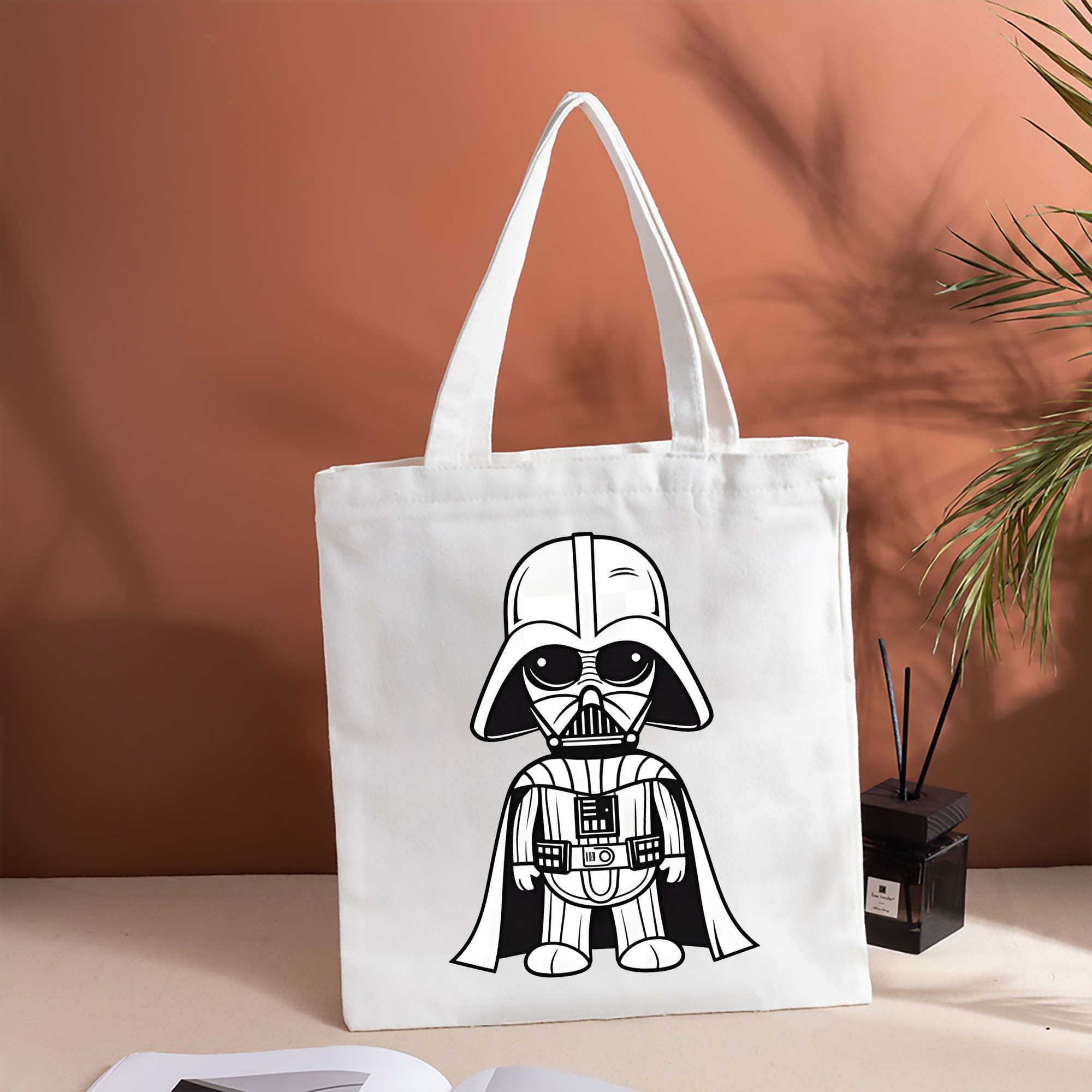 スター・ウォーズ Star Wars 縦型キャンバス生地手提げバッグ　トートバッグ