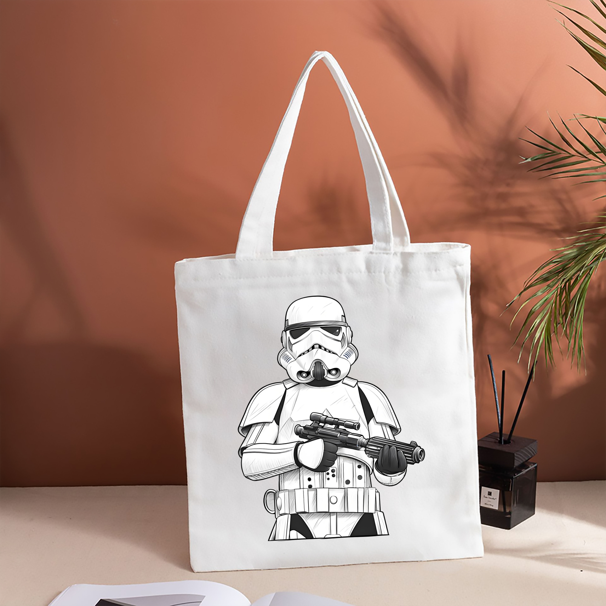 スター・ウォーズ Star Wars 縦型キャンバス生地手提げバッグ　トートバッグ
