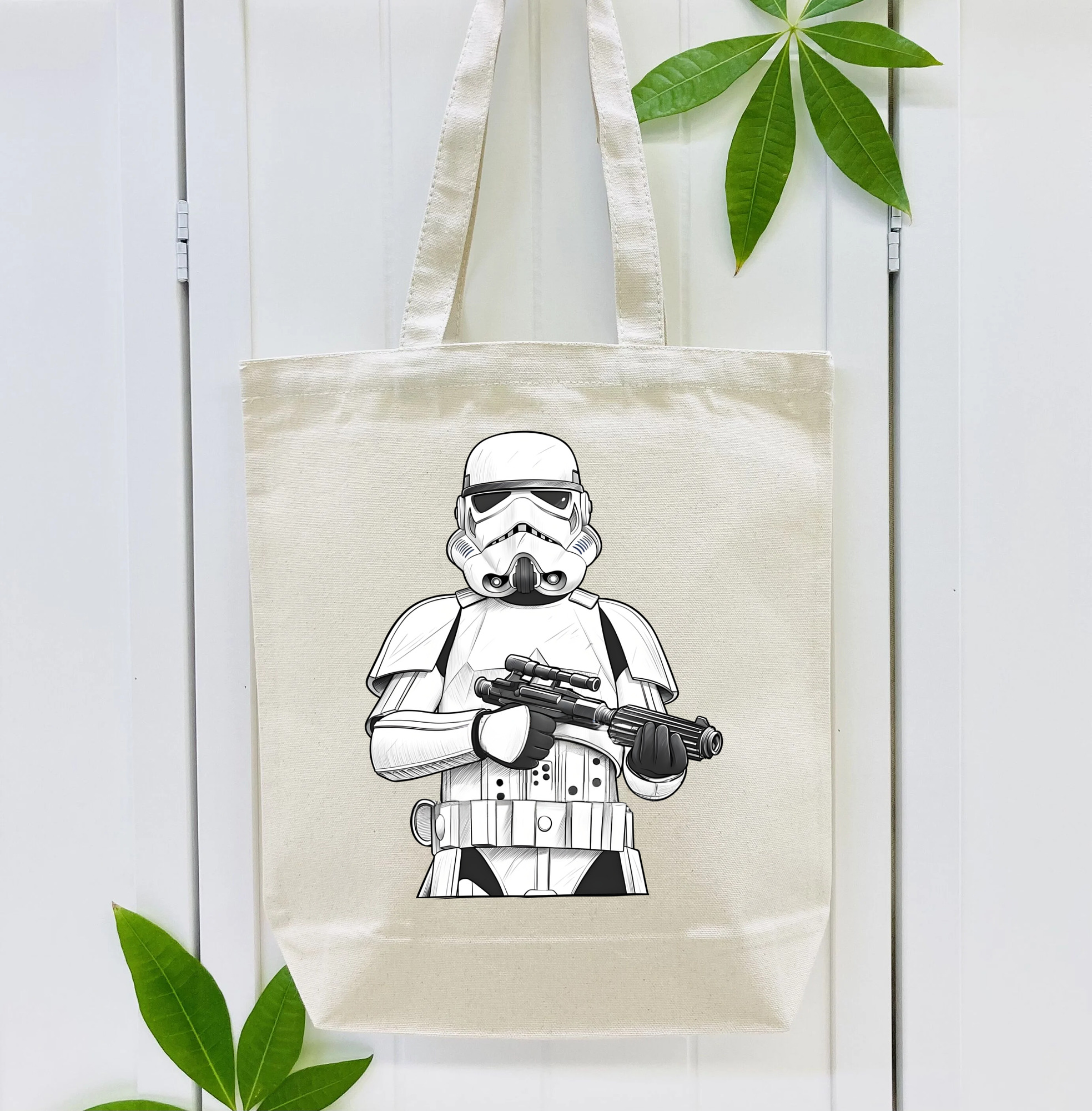 スター・ウォーズ Star Wars 縦型キャンバス生地手提げバッグ　トートバッグ