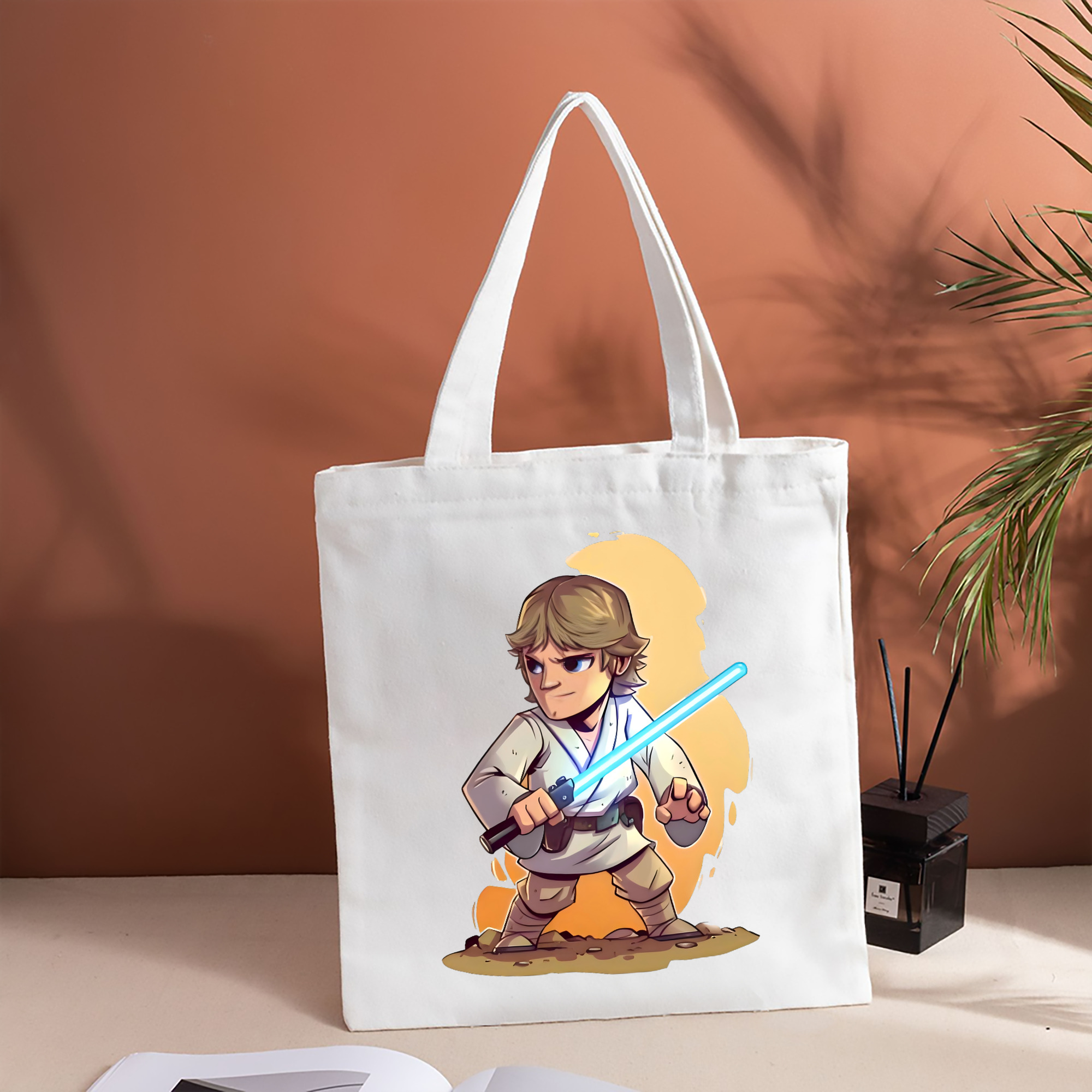スター・ウォーズ Star Wars 縦型キャンバス生地手提げバッグ　トートバッグ