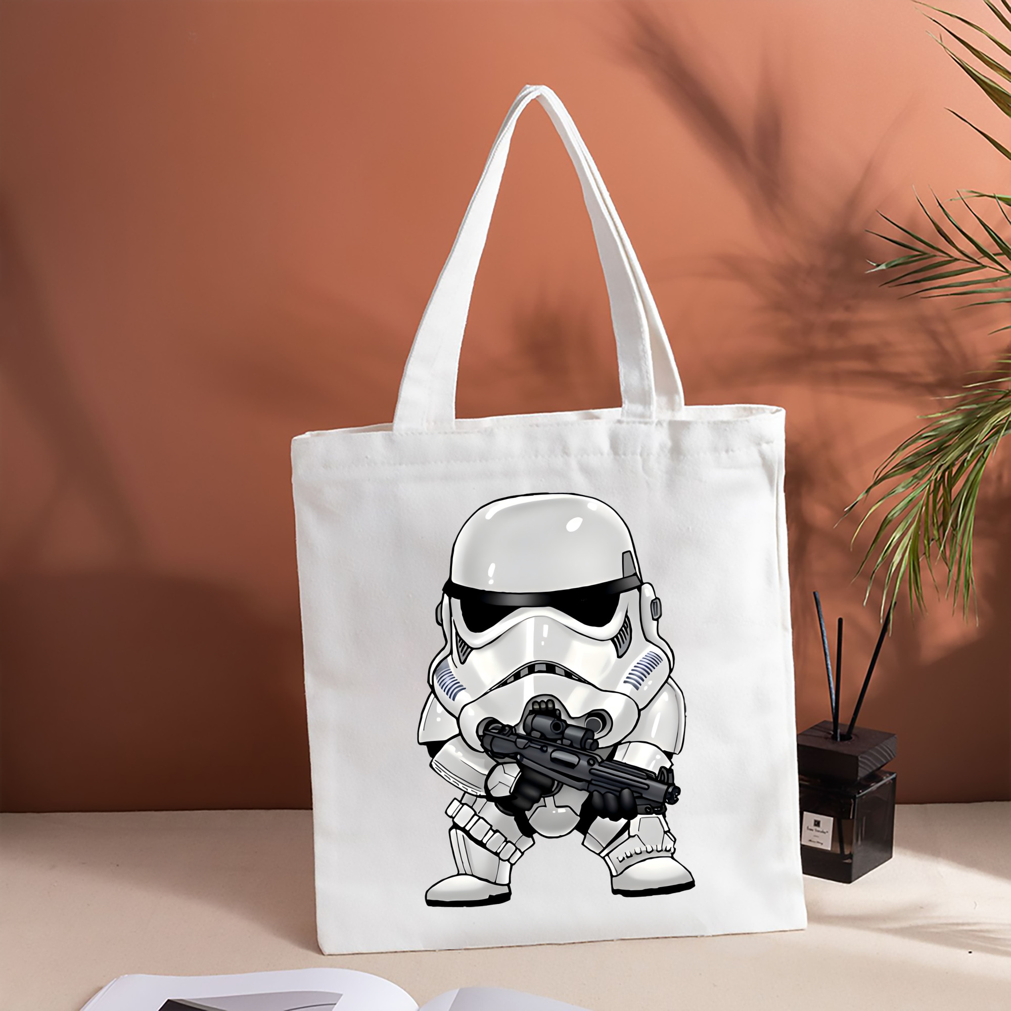 スター・ウォーズ Star Wars 縦型キャンバス生地手提げバッグ　トートバッグ