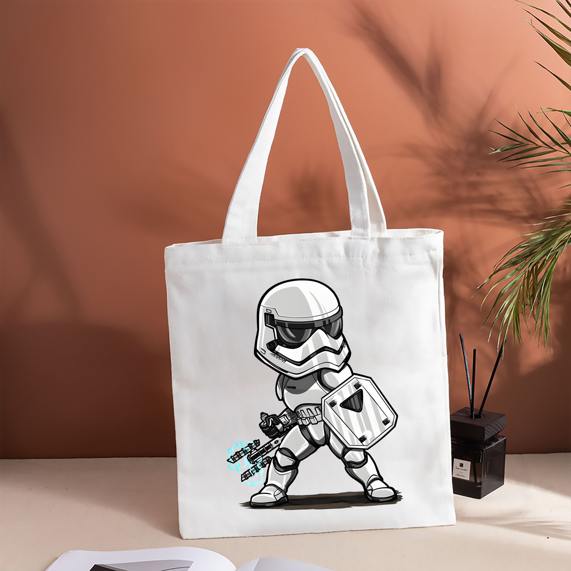 スター・ウォーズ Star Wars 縦型キャンバス生地手提げバッグ　トートバッグ