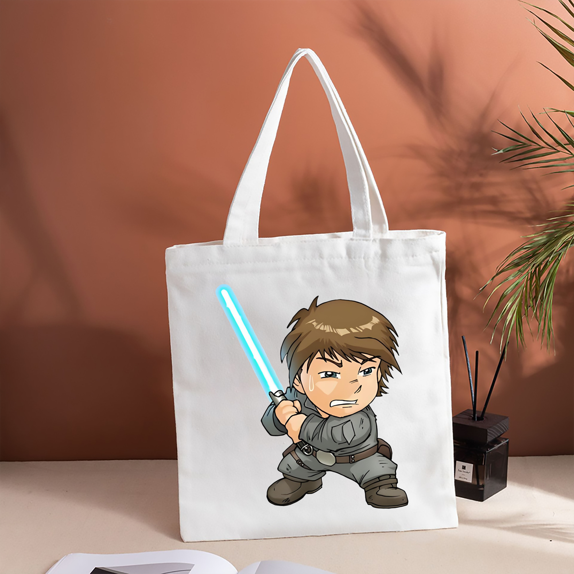スター・ウォーズ Star Wars 縦型キャンバス生地手提げバッグ　トートバッグ