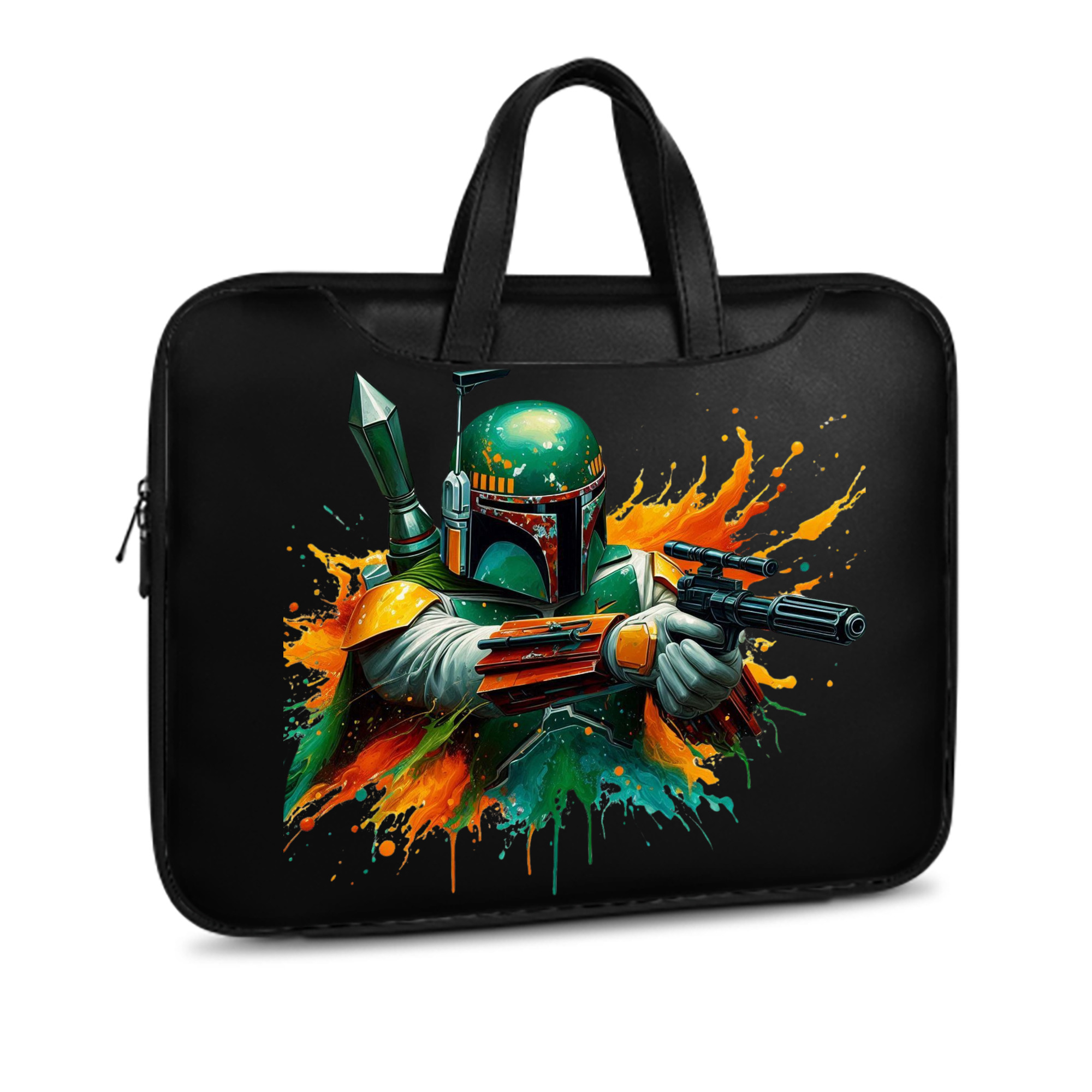 （画像用） スター・ウォーズ Star Wars レザーラップトップバッグ　ノートパソコンケース