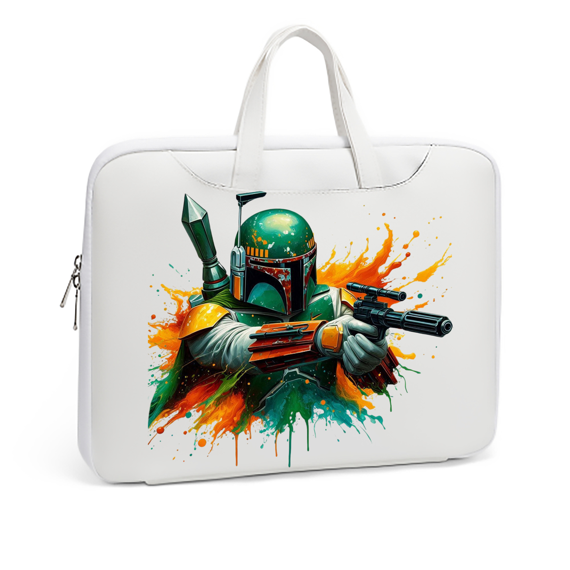 （画像用） スター・ウォーズ Star Wars レザーラップトップバッグ　ノートパソコンケース