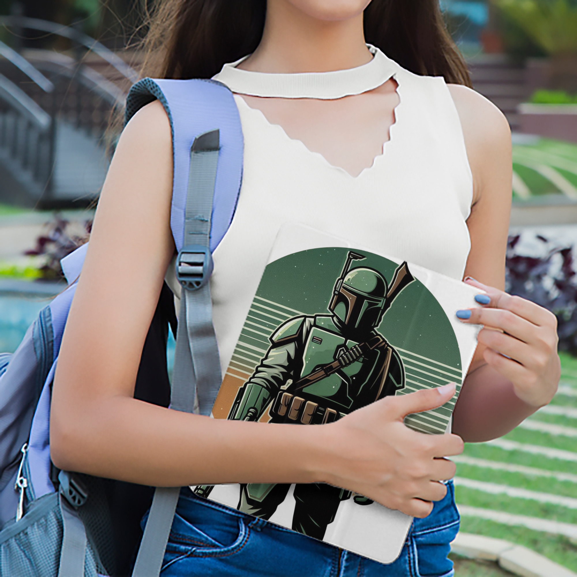 スター・ウォーズ Star Wars IPad ケース ペン収納付き 三つ折りスタンド PUレザー×シリコン 対応機種9.5/10.5/10.9インチ