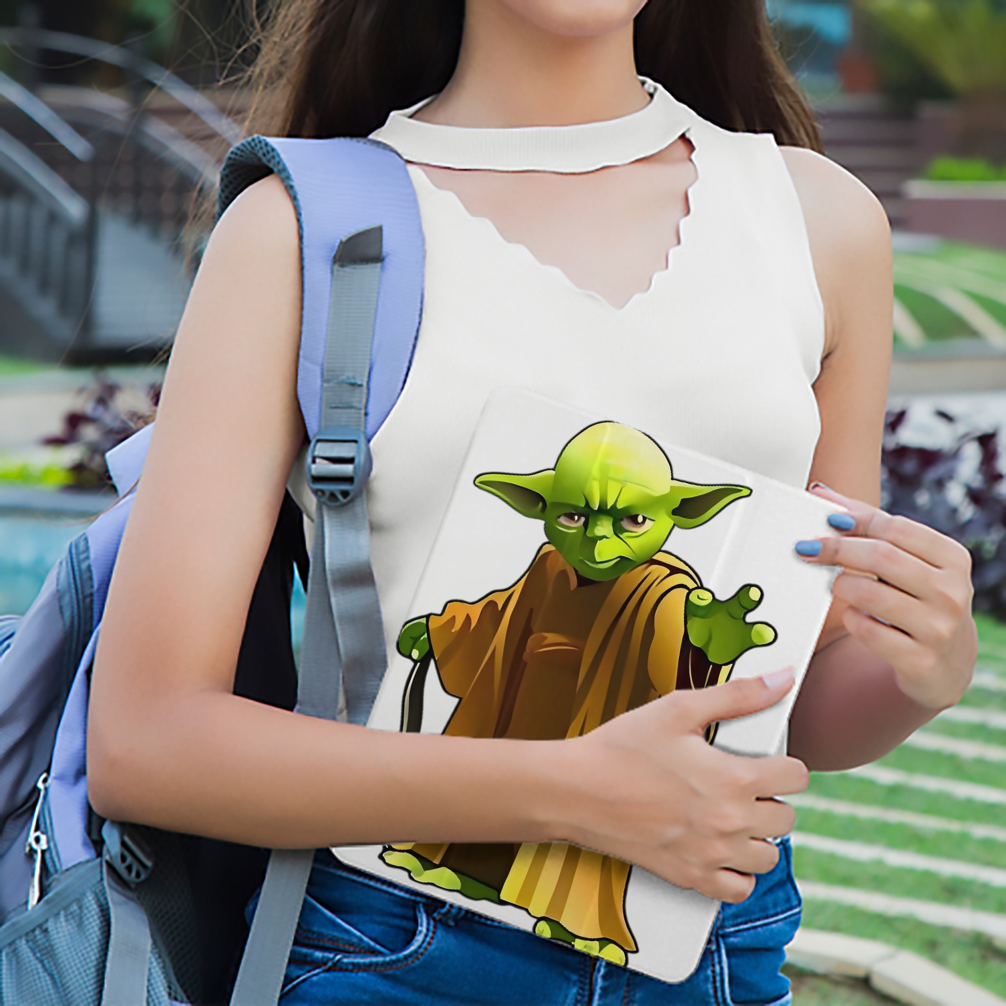 スター・ウォーズ Star Wars IPad ケース ペン収納付き 三つ折りスタンド PUレザー×シリコン 対応機種9.5/10.5/10.9インチ