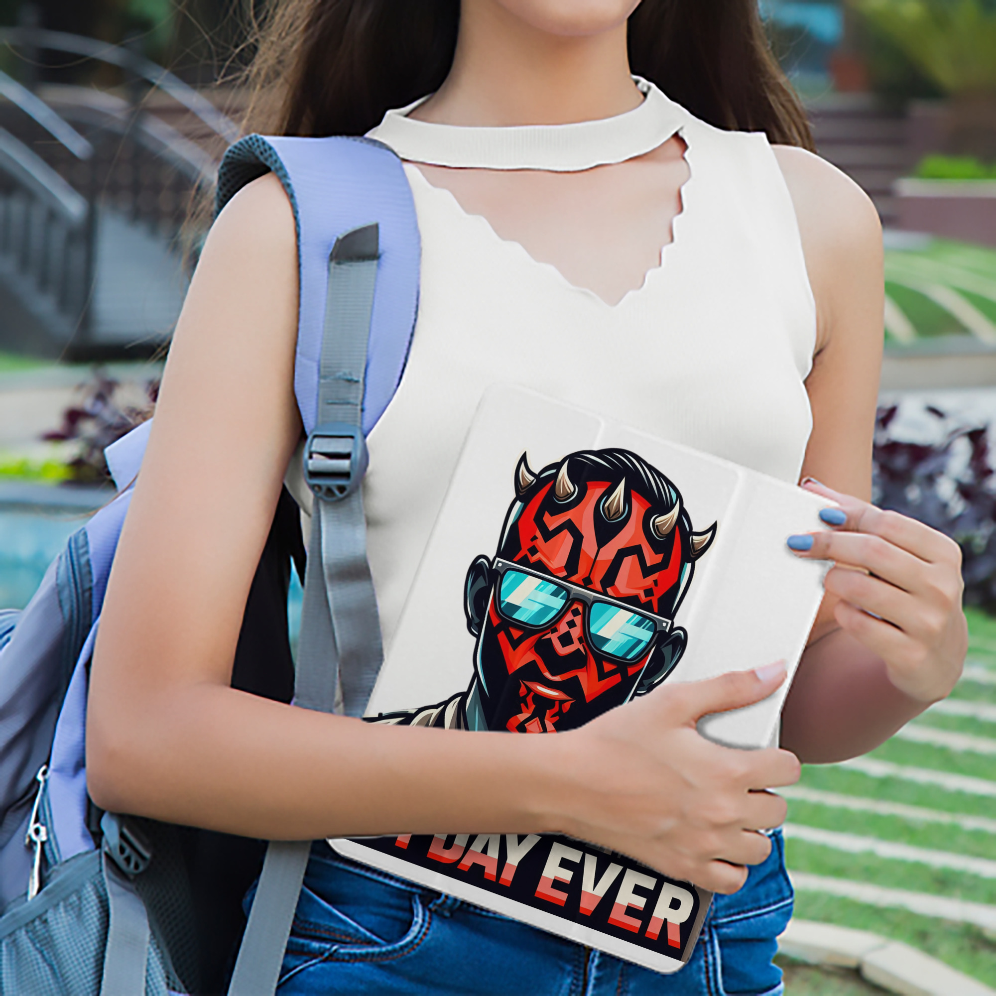 スター・ウォーズ Star Wars IPad ケース ペン収納付き 三つ折りスタンド PUレザー×シリコン 対応機種9.5/10.5/10.9インチ