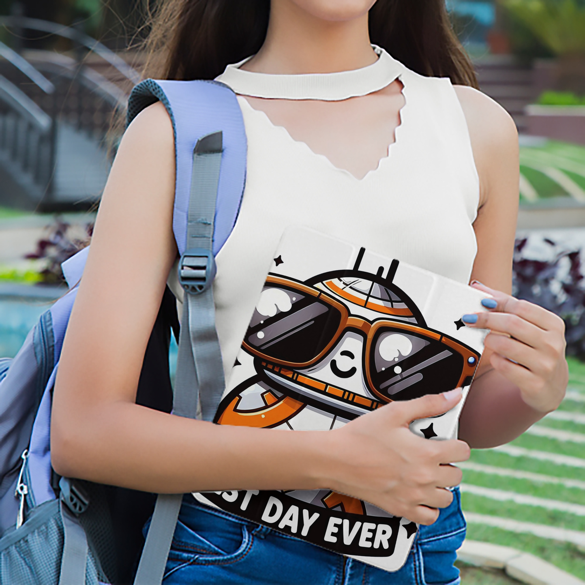 スター・ウォーズ Star Wars IPad ケース ペン収納付き 三つ折りスタンド PUレザー×シリコン 対応機種9.5/10.5/10.9インチ