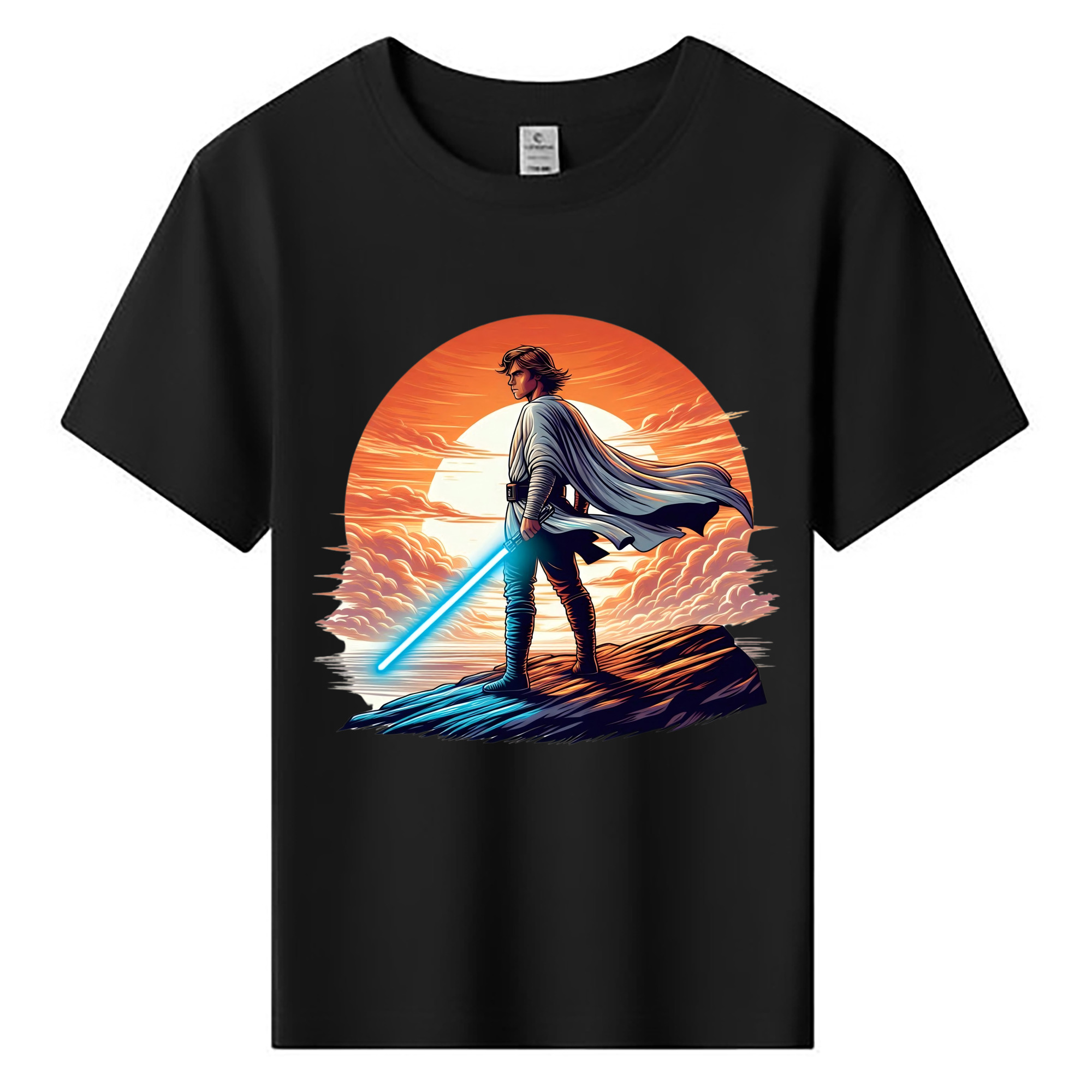 （画像用） スター・ウォーズ Star Wars 綿100％キッズTシャツ（フロントプリント）