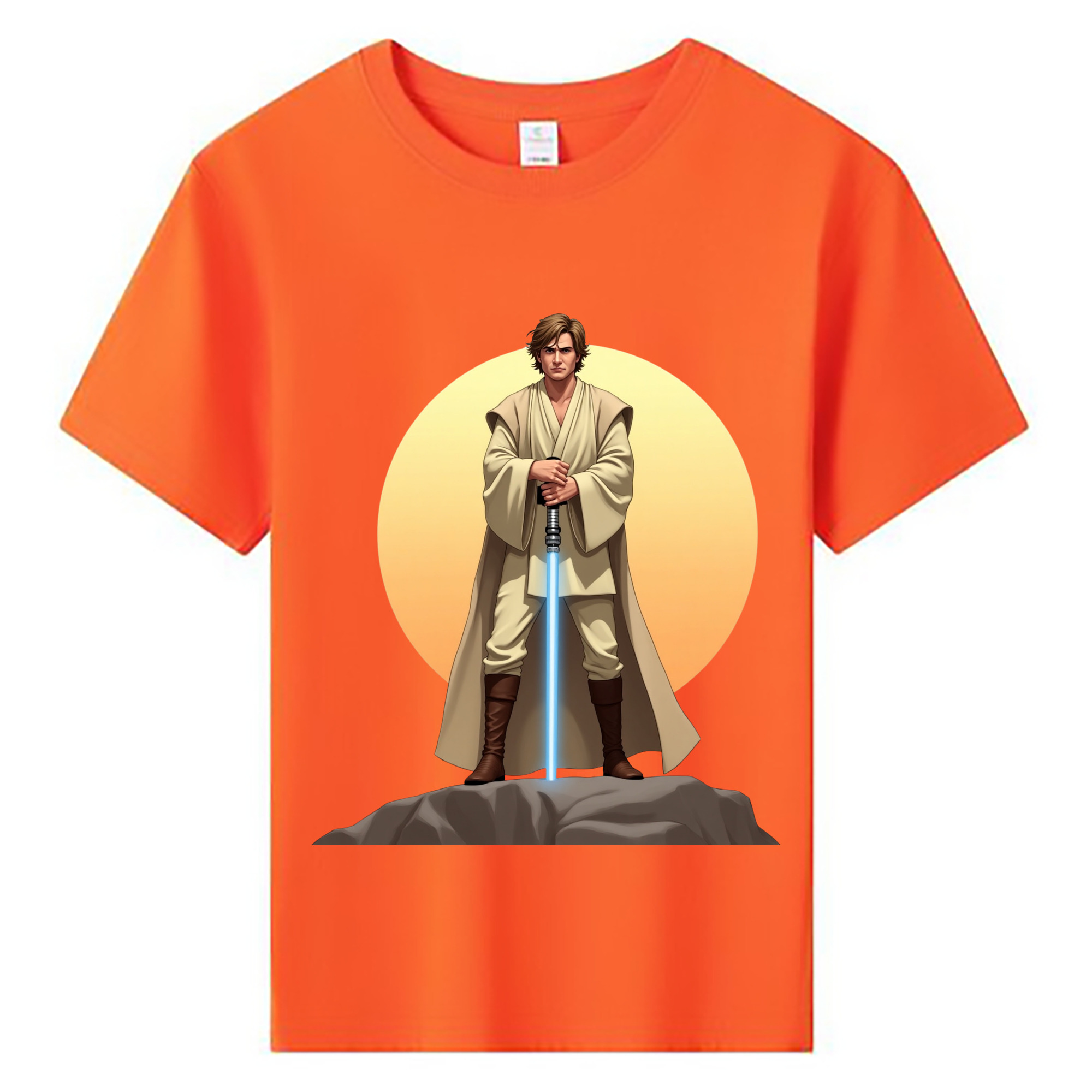 （画像用） スター・ウォーズ Star Wars 綿100％キッズTシャツ（フロントプリント）