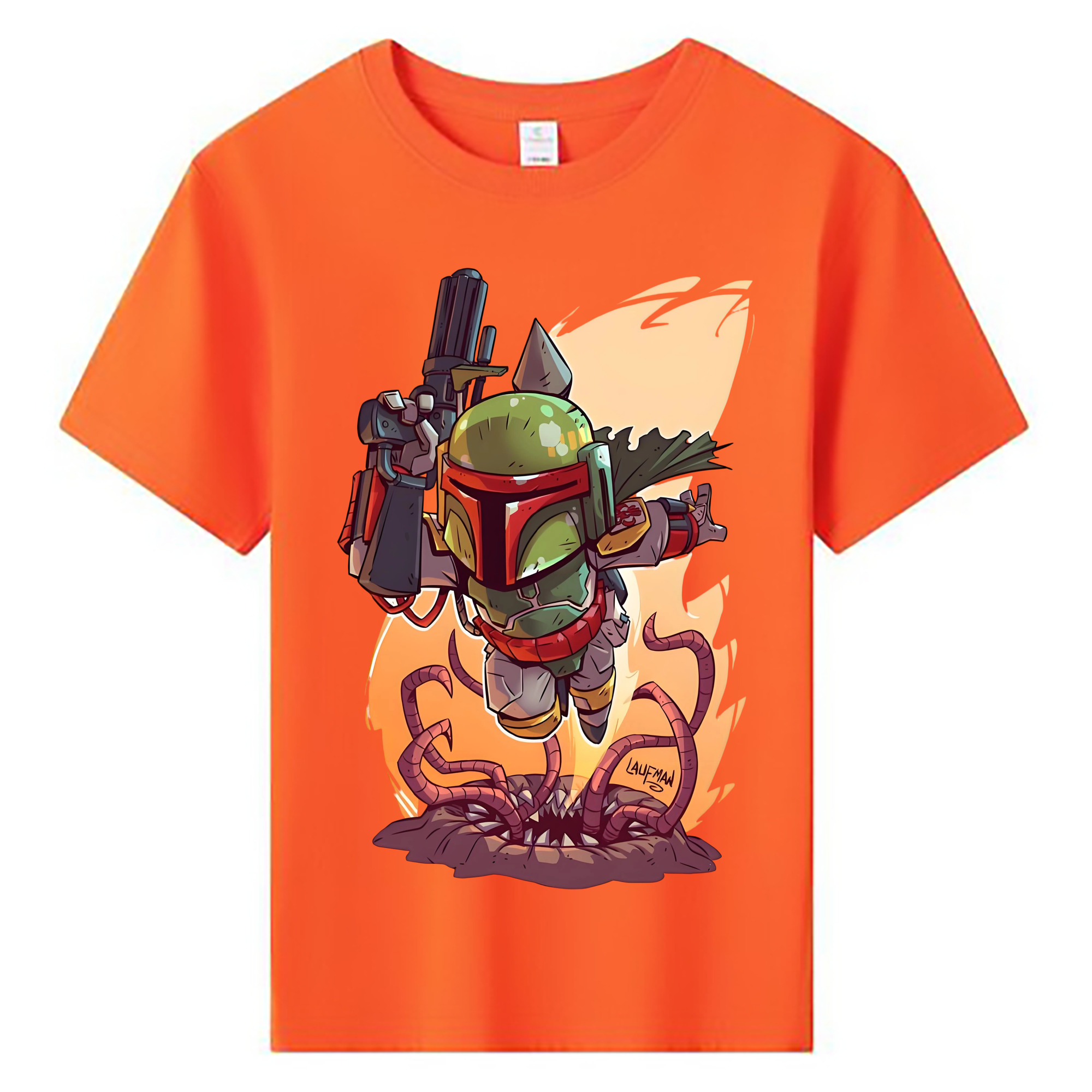 （画像用） スター・ウォーズ Star Wars 綿100％キッズTシャツ（フロントプリント）