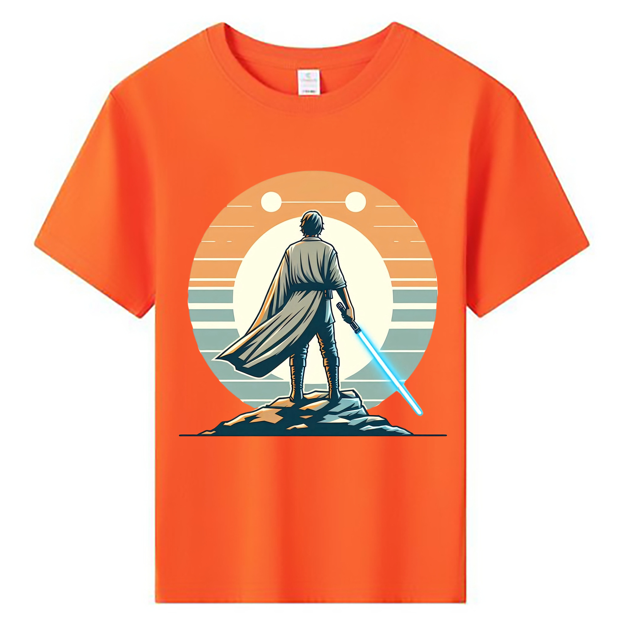 （画像用） スター・ウォーズ Star Wars 綿100％キッズTシャツ（フロントプリント）