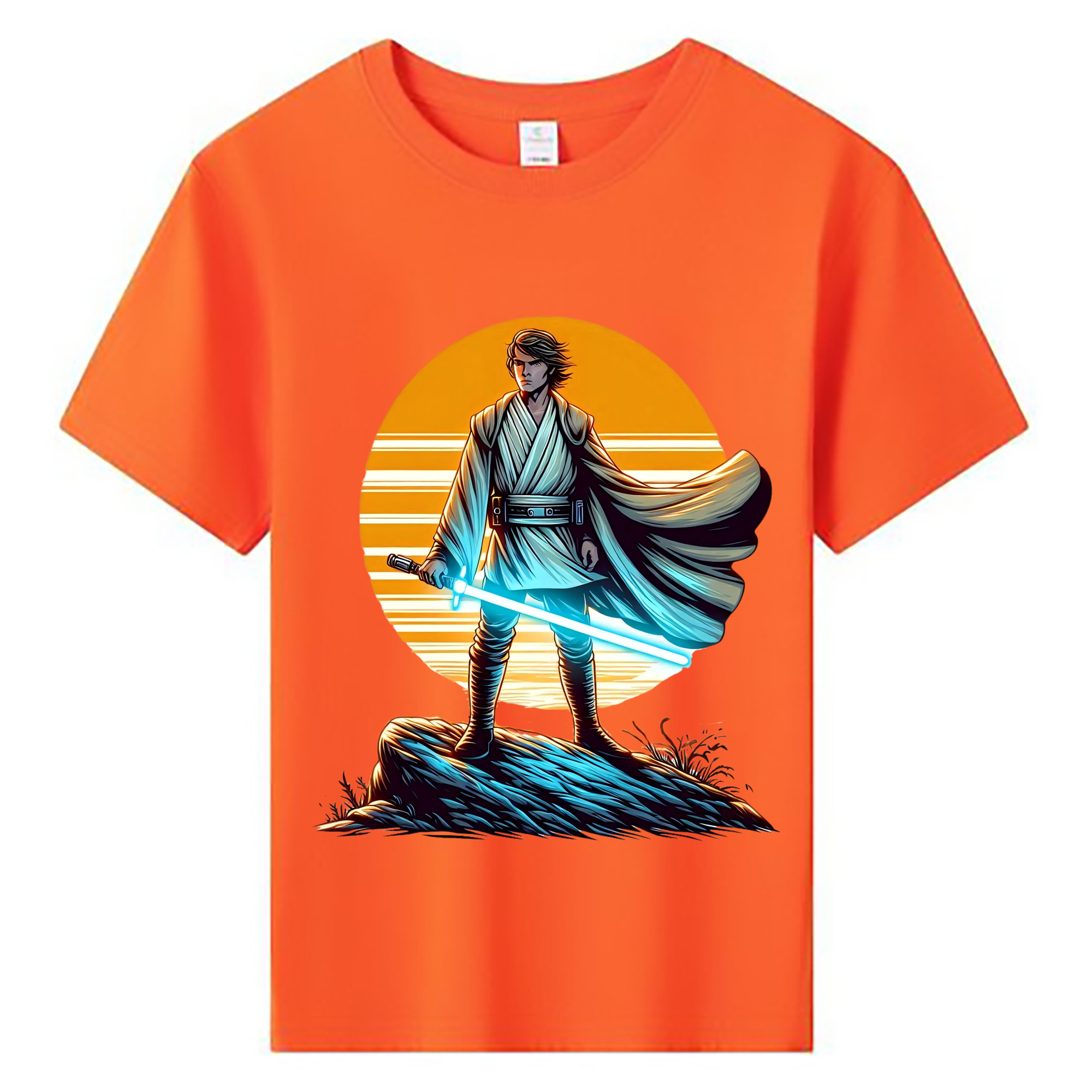 （画像用） スター・ウォーズ Star Wars 綿100％キッズTシャツ（フロントプリント）