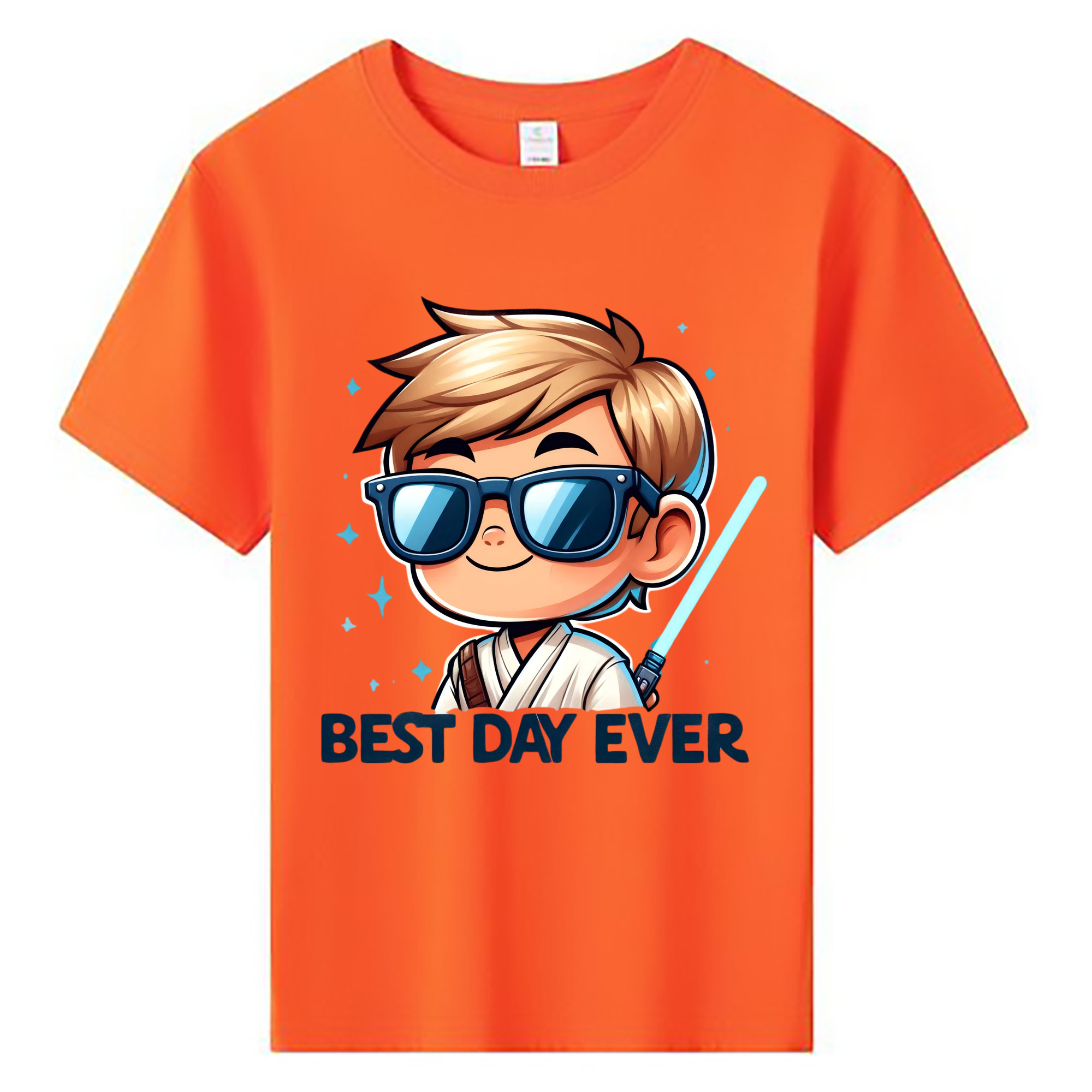 （画像用） スター・ウォーズ Star Wars 綿100％キッズTシャツ（フロントプリント）