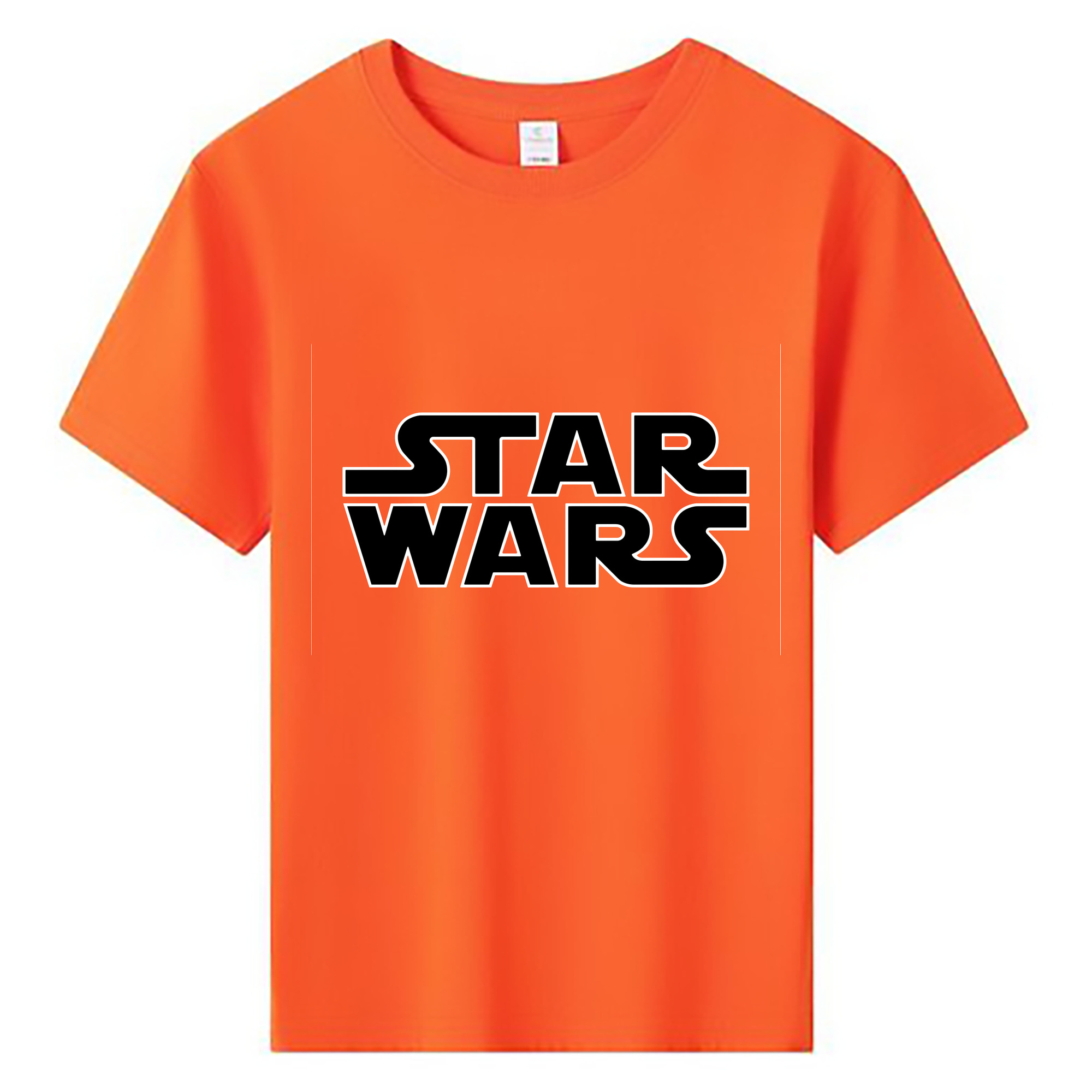 （画像用） スター・ウォーズ Star Wars 綿100％キッズTシャツ（フロントプリント）
