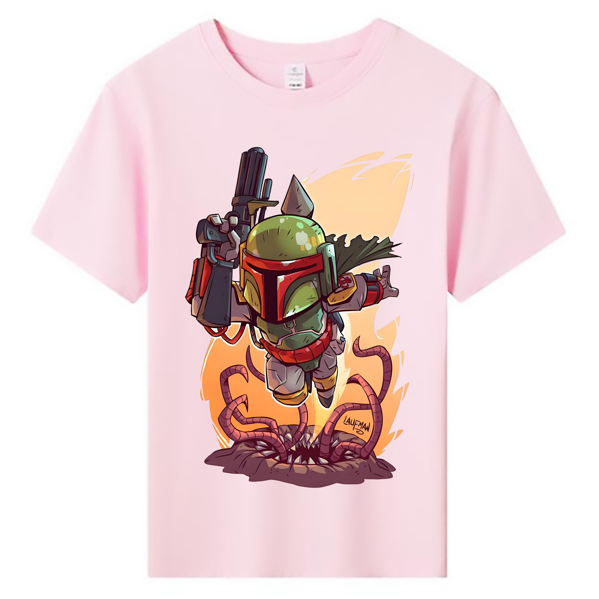 （画像用） スター・ウォーズ Star Wars 綿100％キッズTシャツ（フロントプリント）