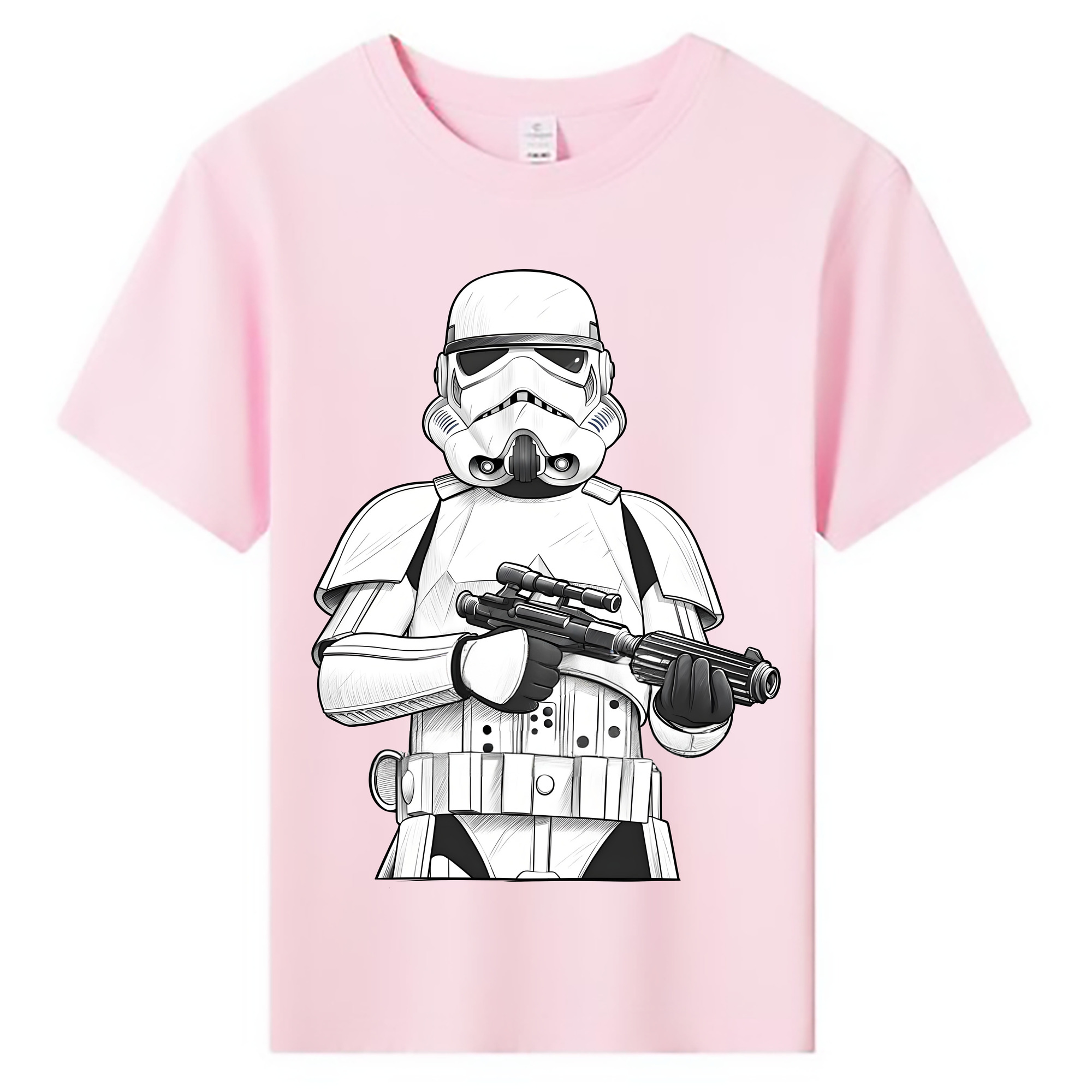 （画像用） スター・ウォーズ Star Wars 綿100％キッズTシャツ（フロントプリント）