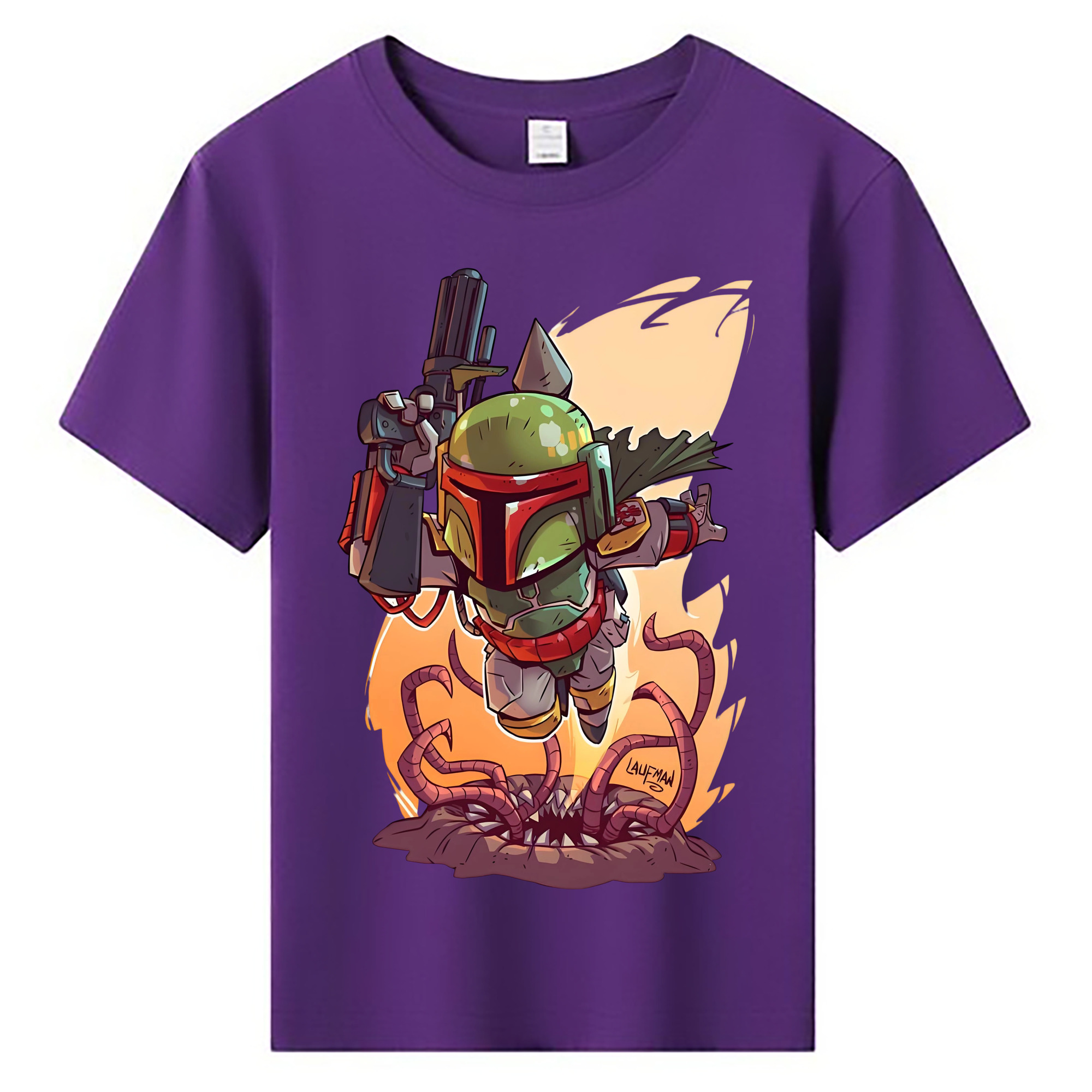 （画像用） スター・ウォーズ Star Wars 綿100％キッズTシャツ（フロントプリント）