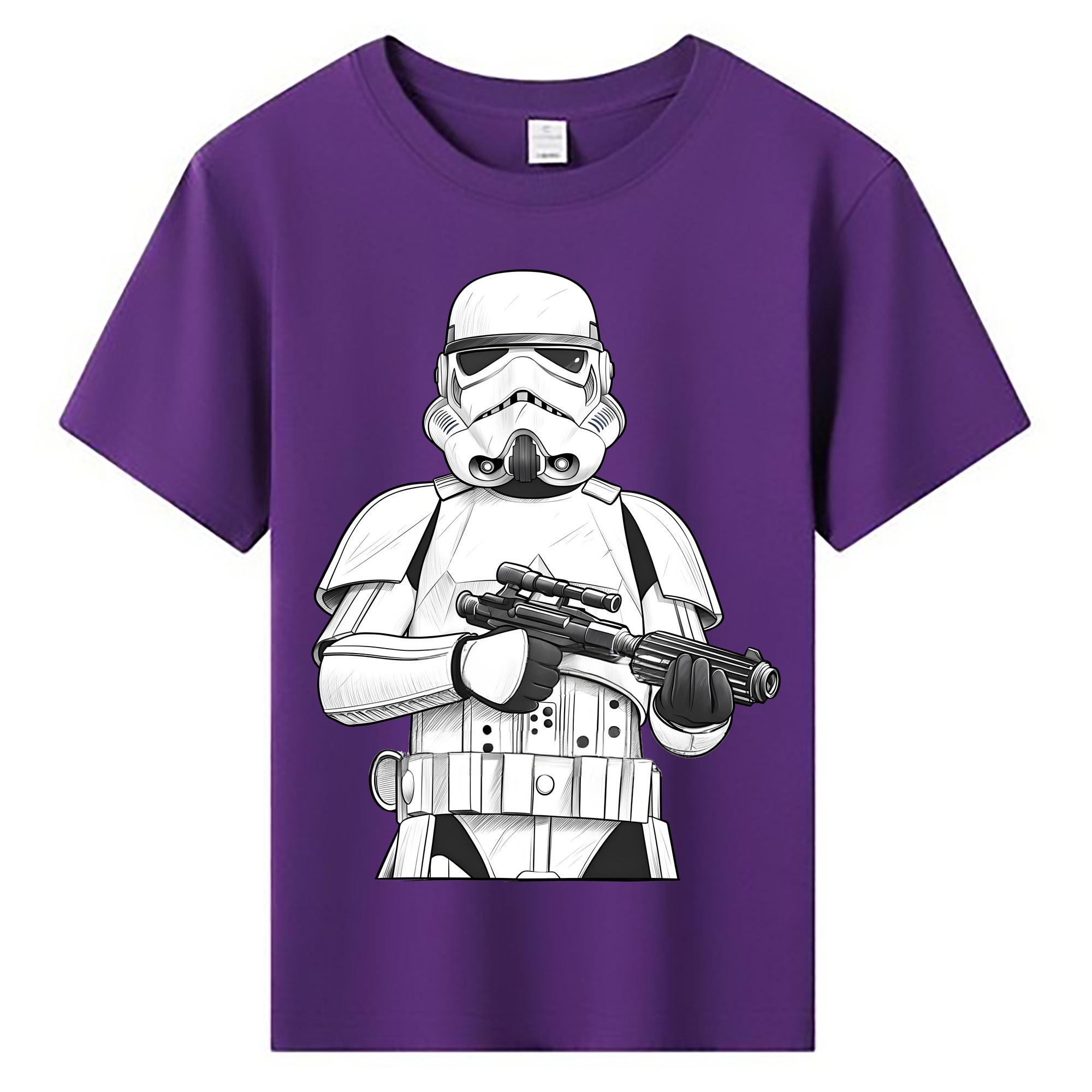 （画像用） スター・ウォーズ Star Wars 綿100％キッズTシャツ（フロントプリント）