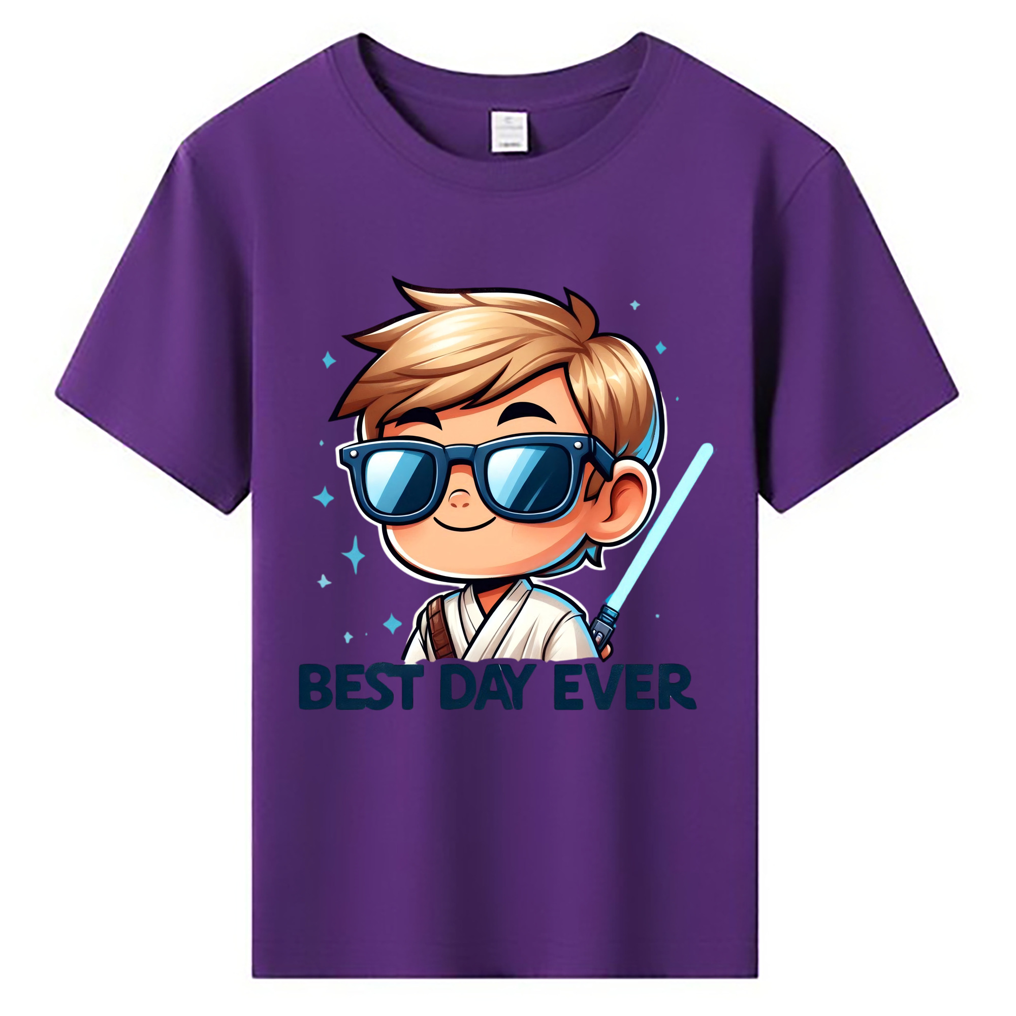 （画像用） スター・ウォーズ Star Wars 綿100％キッズTシャツ（フロントプリント）