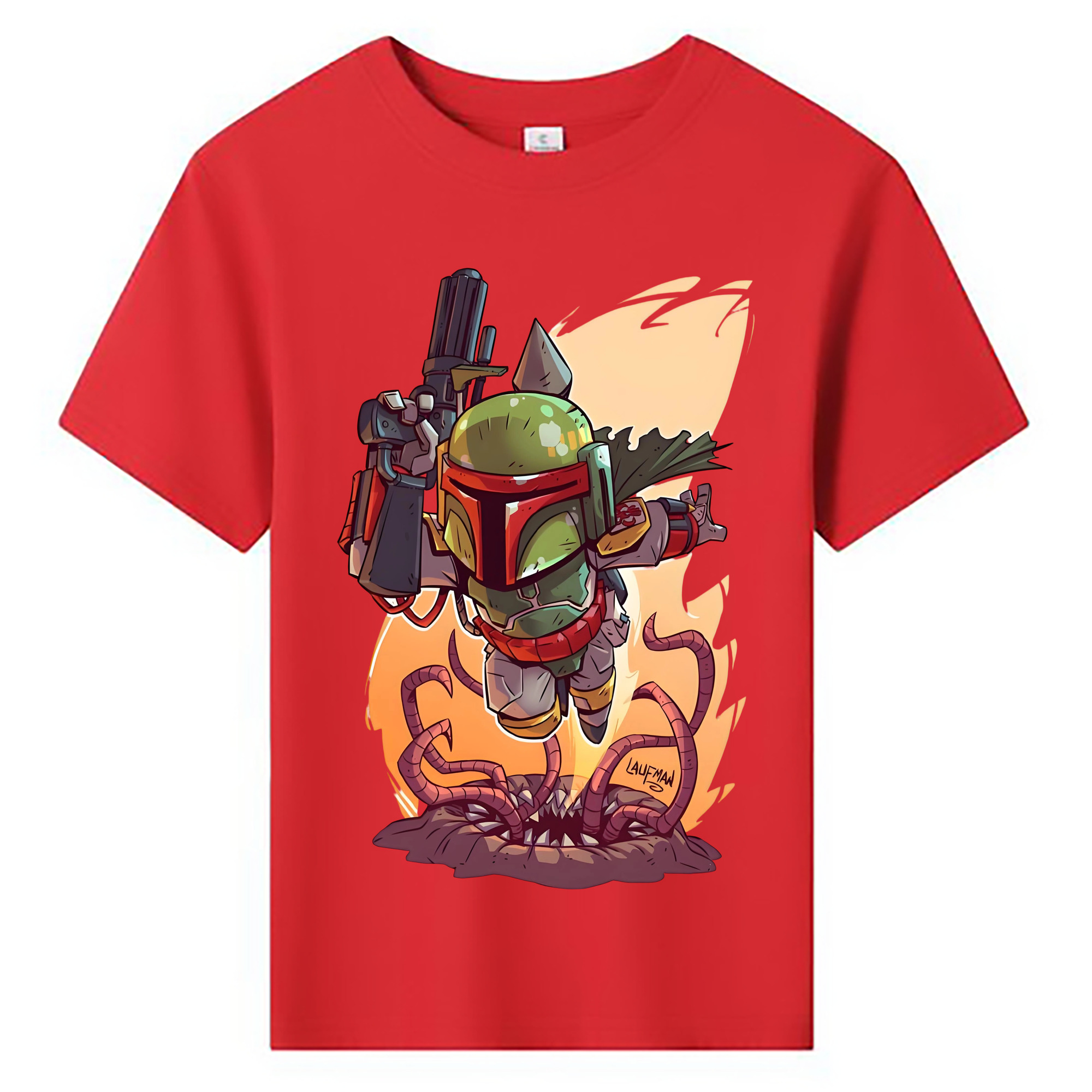 （画像用） スター・ウォーズ Star Wars 綿100％キッズTシャツ（フロントプリント）