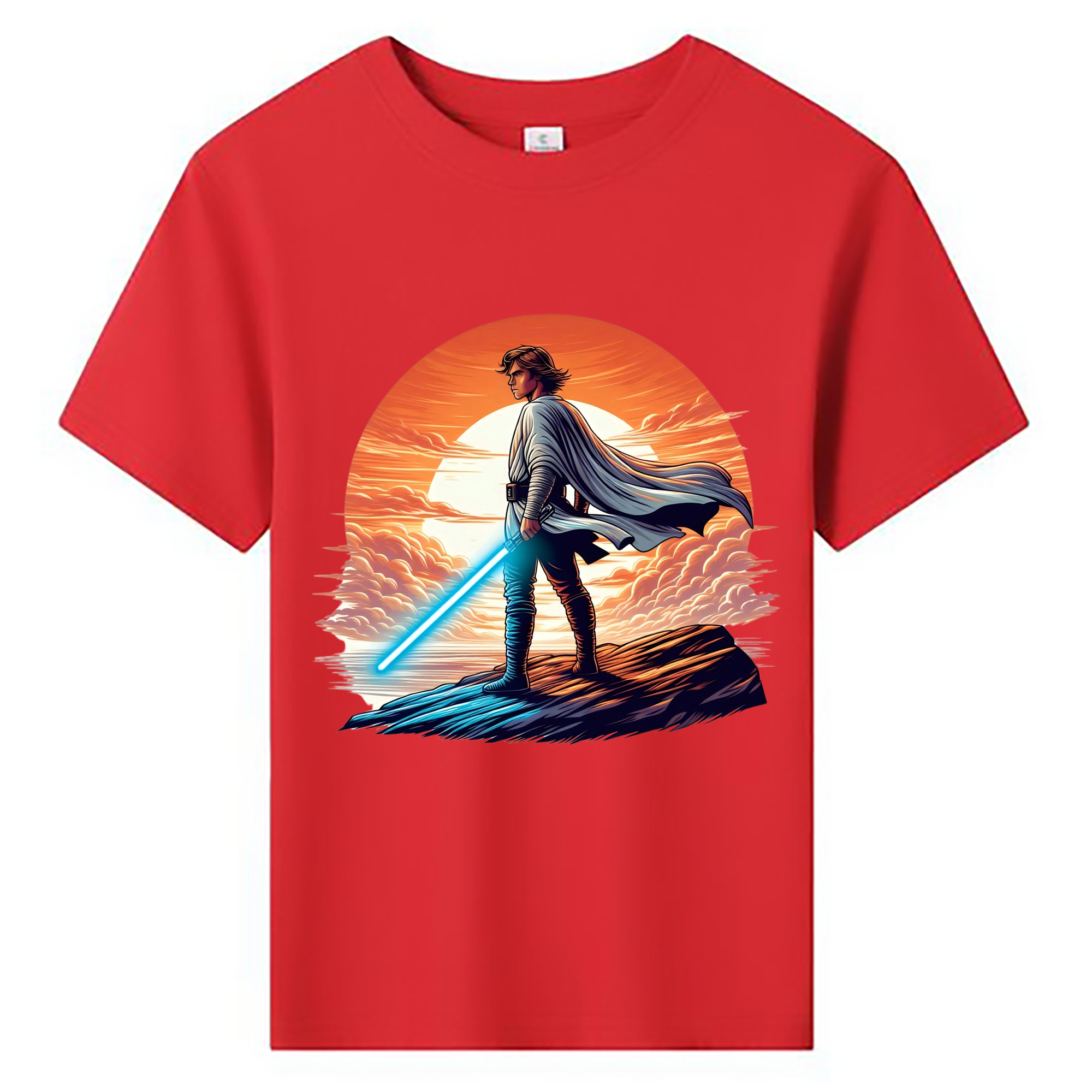 （画像用） スター・ウォーズ Star Wars 綿100％キッズTシャツ（フロントプリント）