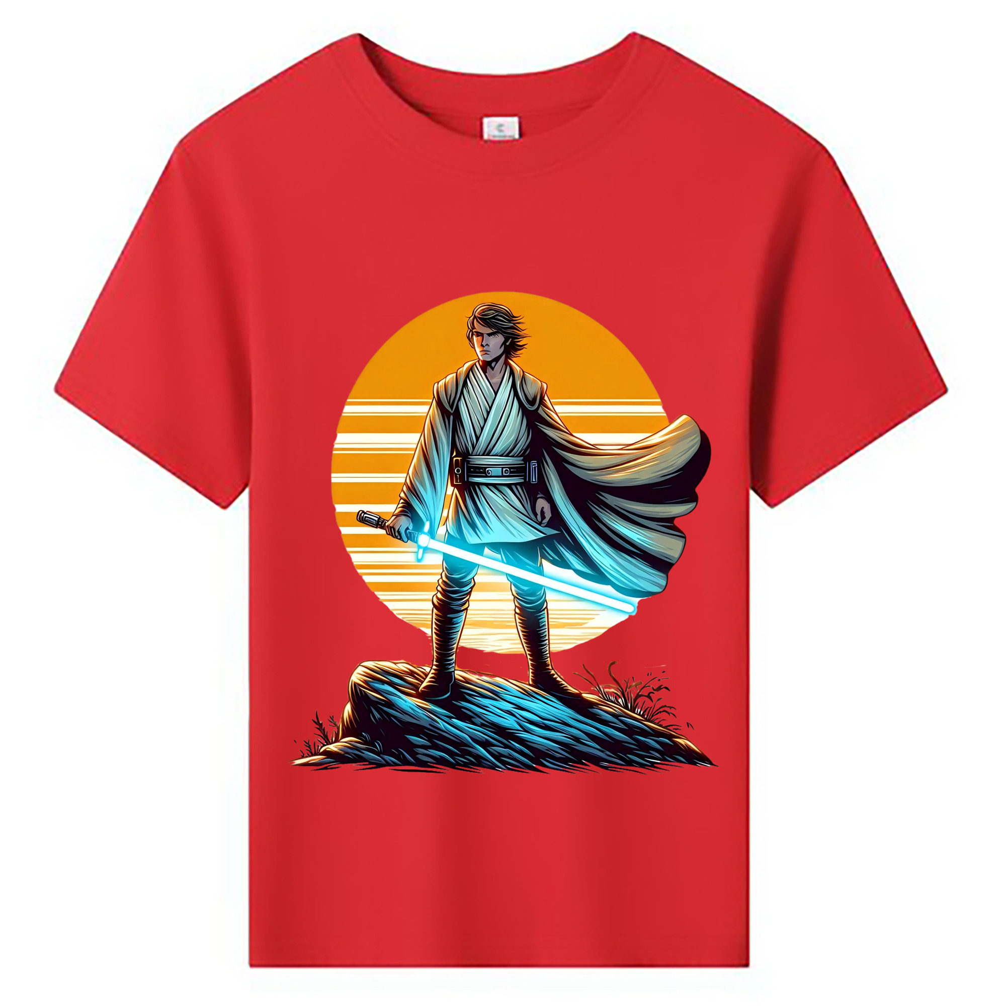 （画像用） スター・ウォーズ Star Wars 綿100％キッズTシャツ（フロントプリント）