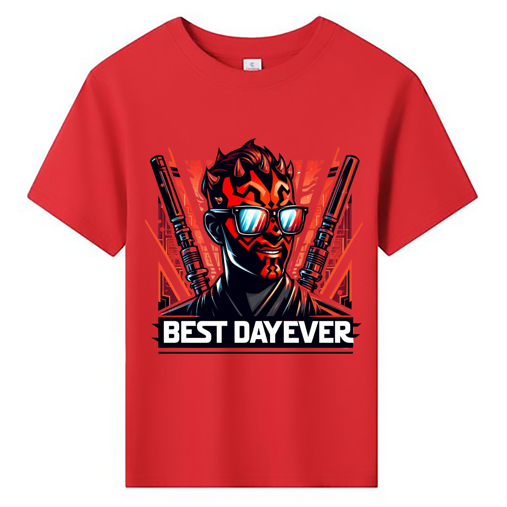 （画像用） スター・ウォーズ Star Wars 綿100％キッズTシャツ（フロントプリント）