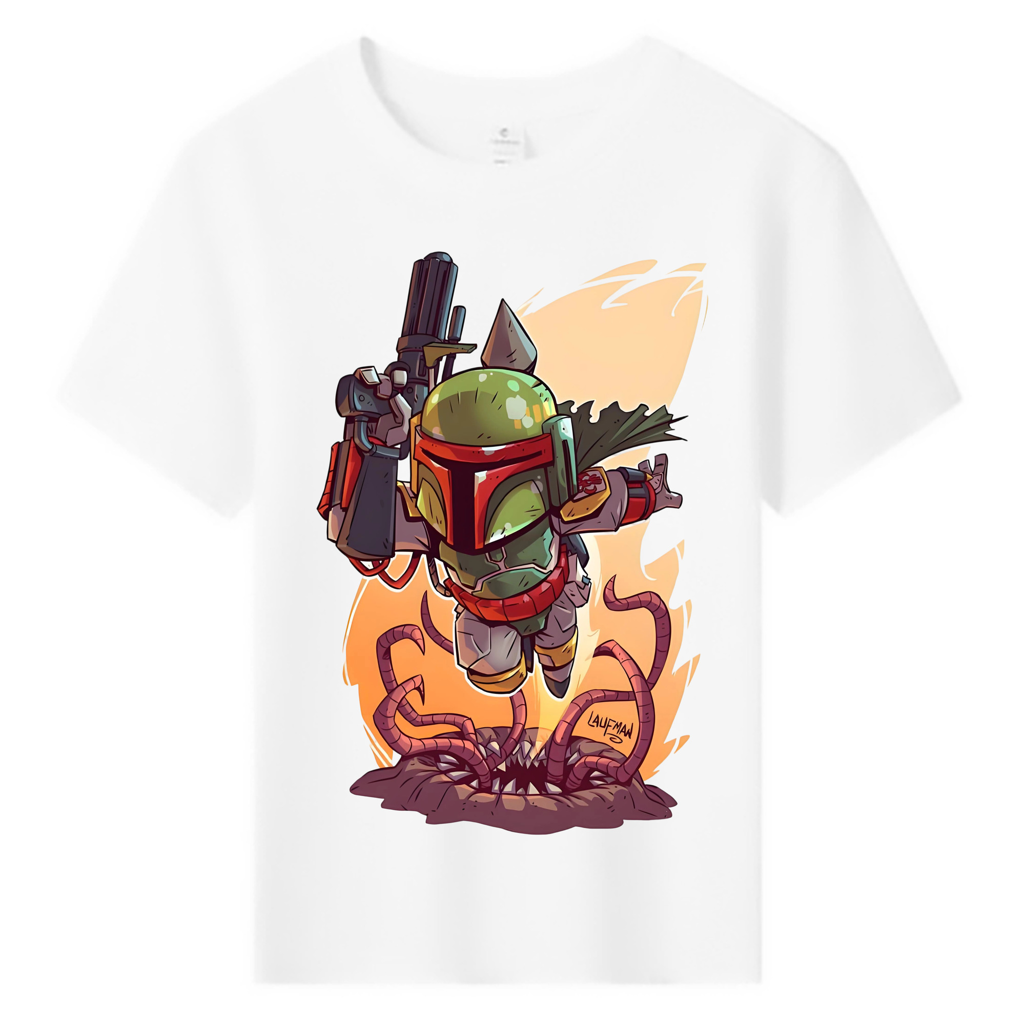 （画像用） スター・ウォーズ Star Wars 綿100％キッズTシャツ（フロントプリント）