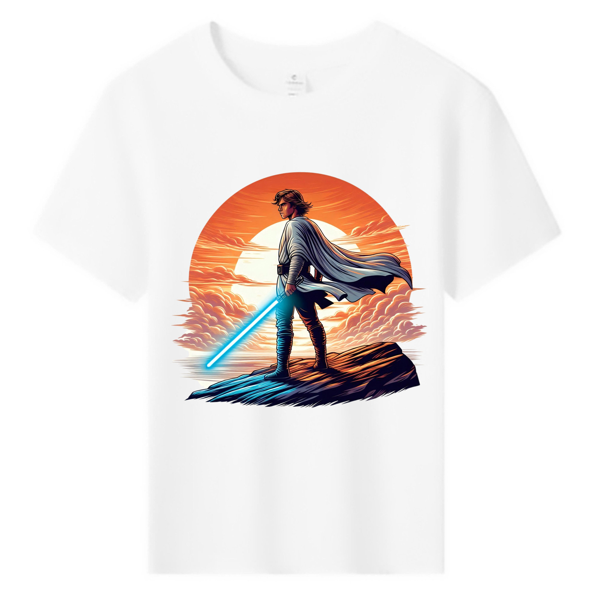 （画像用） スター・ウォーズ Star Wars 綿100％キッズTシャツ（フロントプリント）