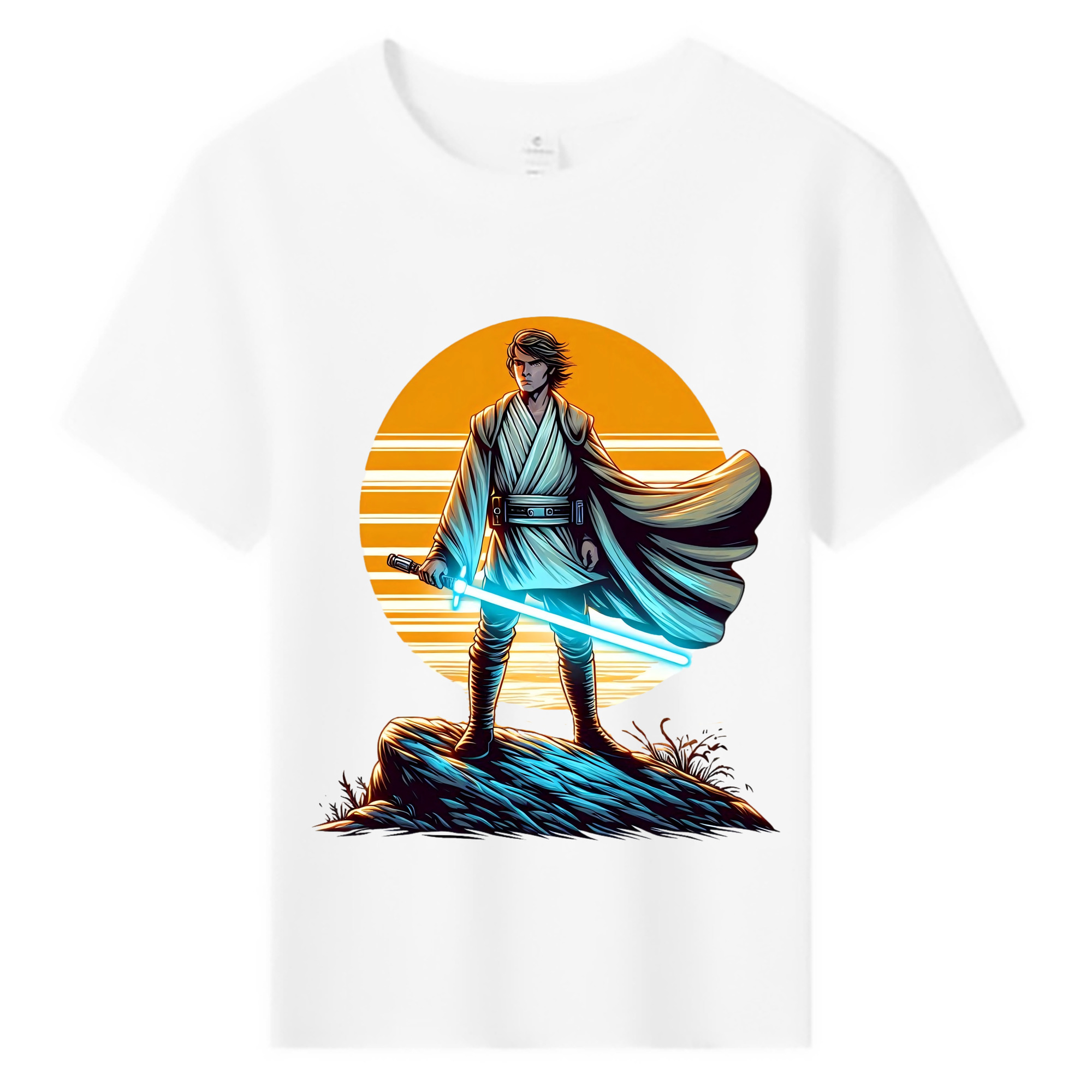 （画像用） スター・ウォーズ Star Wars 綿100％キッズTシャツ（フロントプリント）