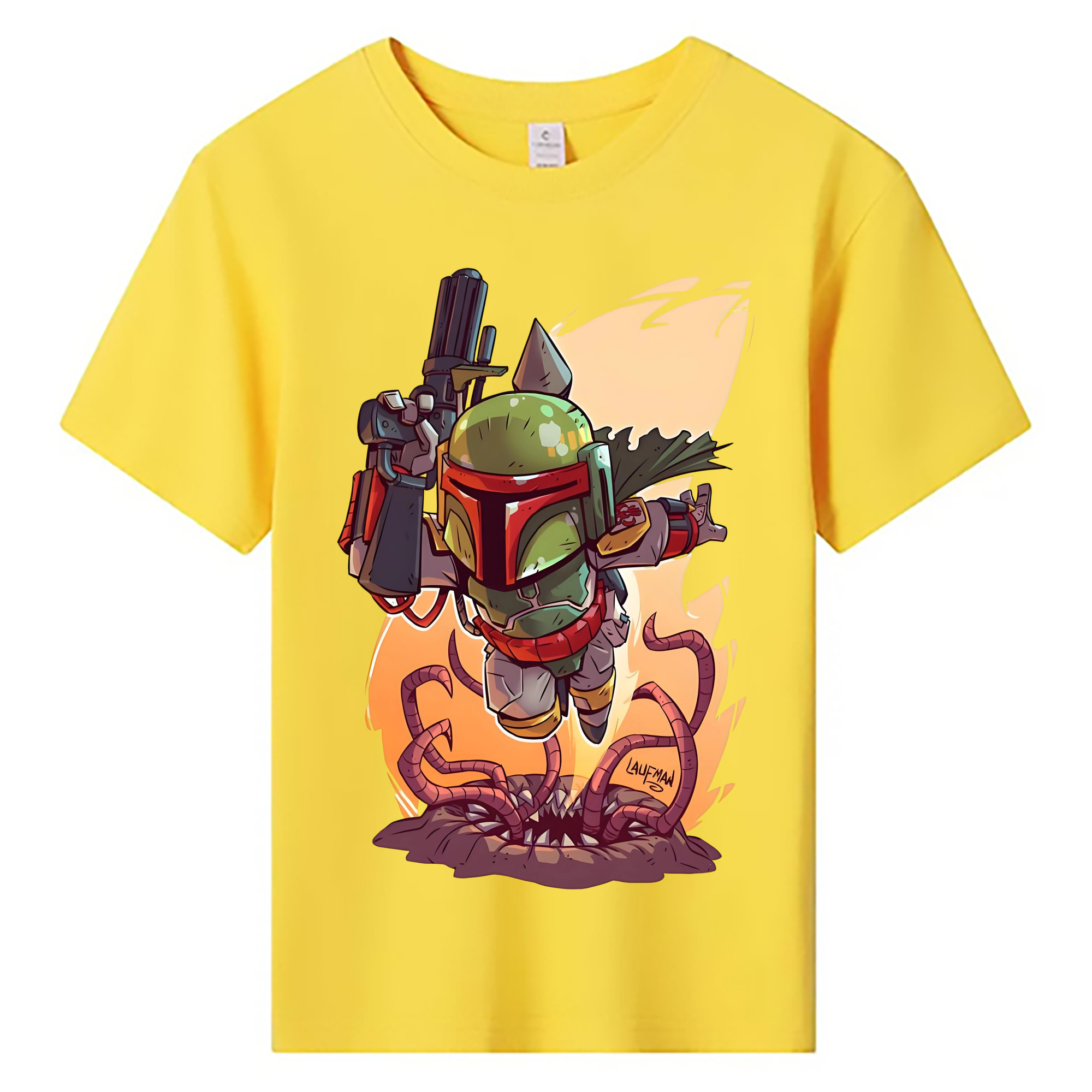 （画像用） スター・ウォーズ Star Wars 綿100％キッズTシャツ（フロントプリント）