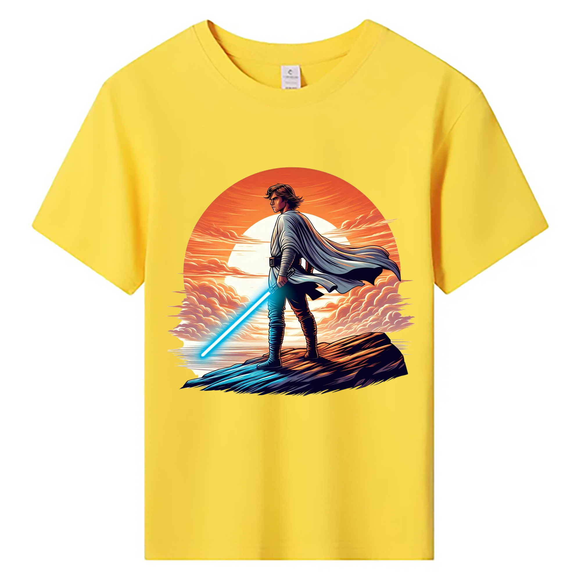 （画像用） スター・ウォーズ Star Wars 綿100％キッズTシャツ（フロントプリント）