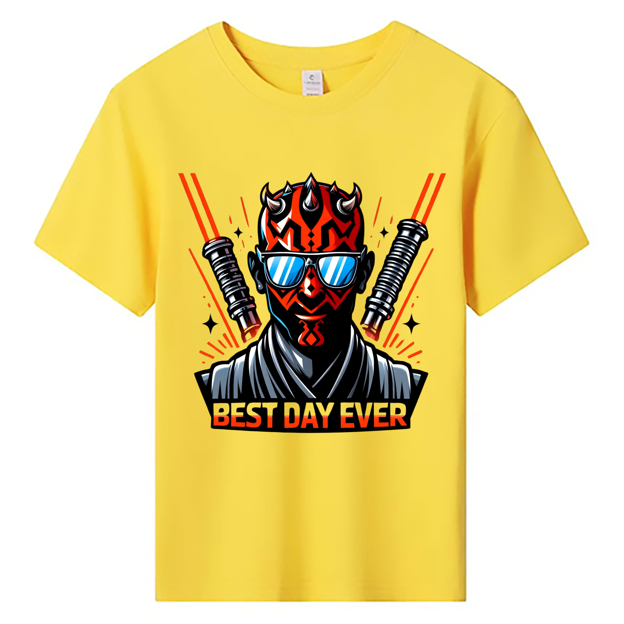 （画像用） スター・ウォーズ Star Wars 綿100％キッズTシャツ（フロントプリント）