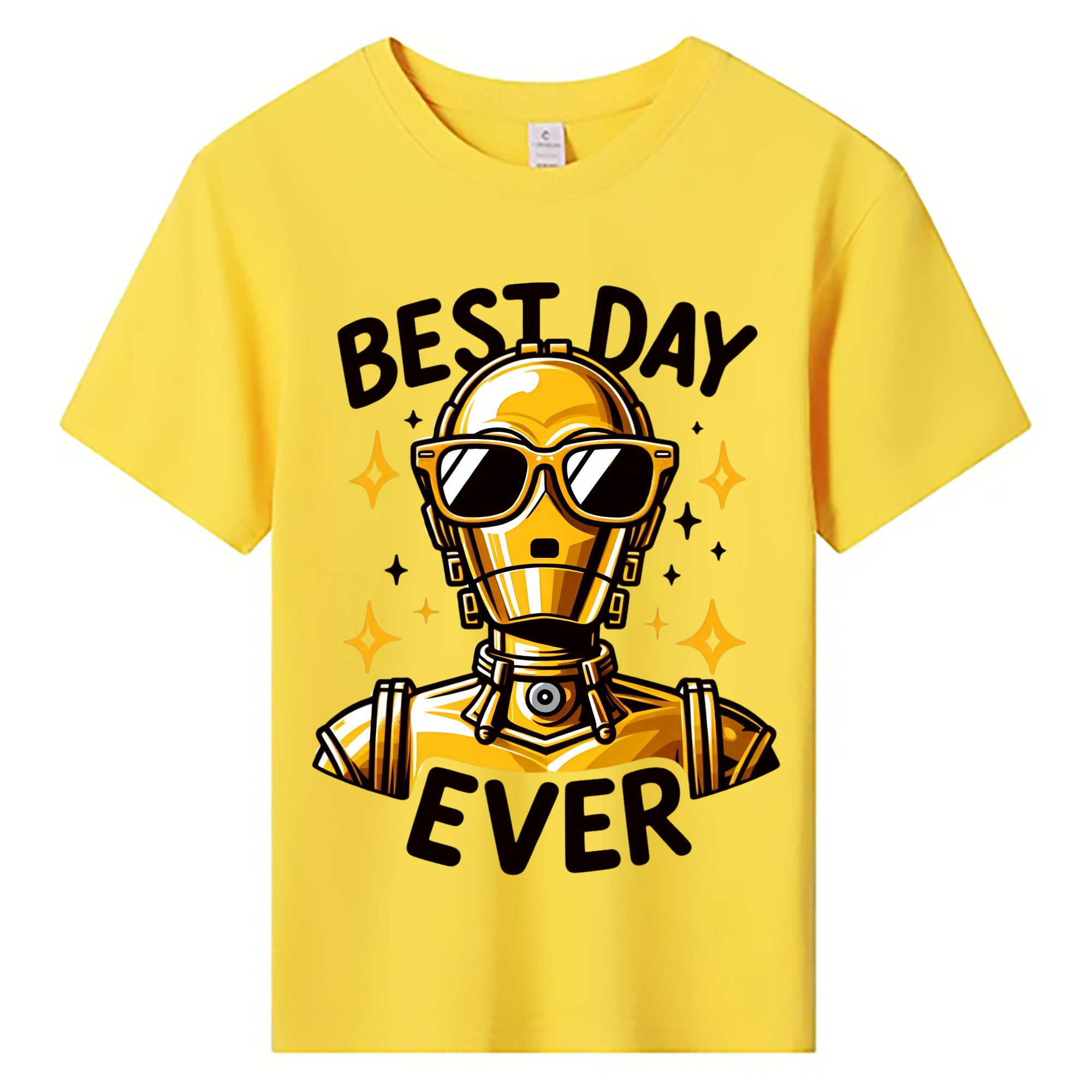（画像用） スター・ウォーズ Star Wars 綿100％キッズTシャツ（フロントプリント）