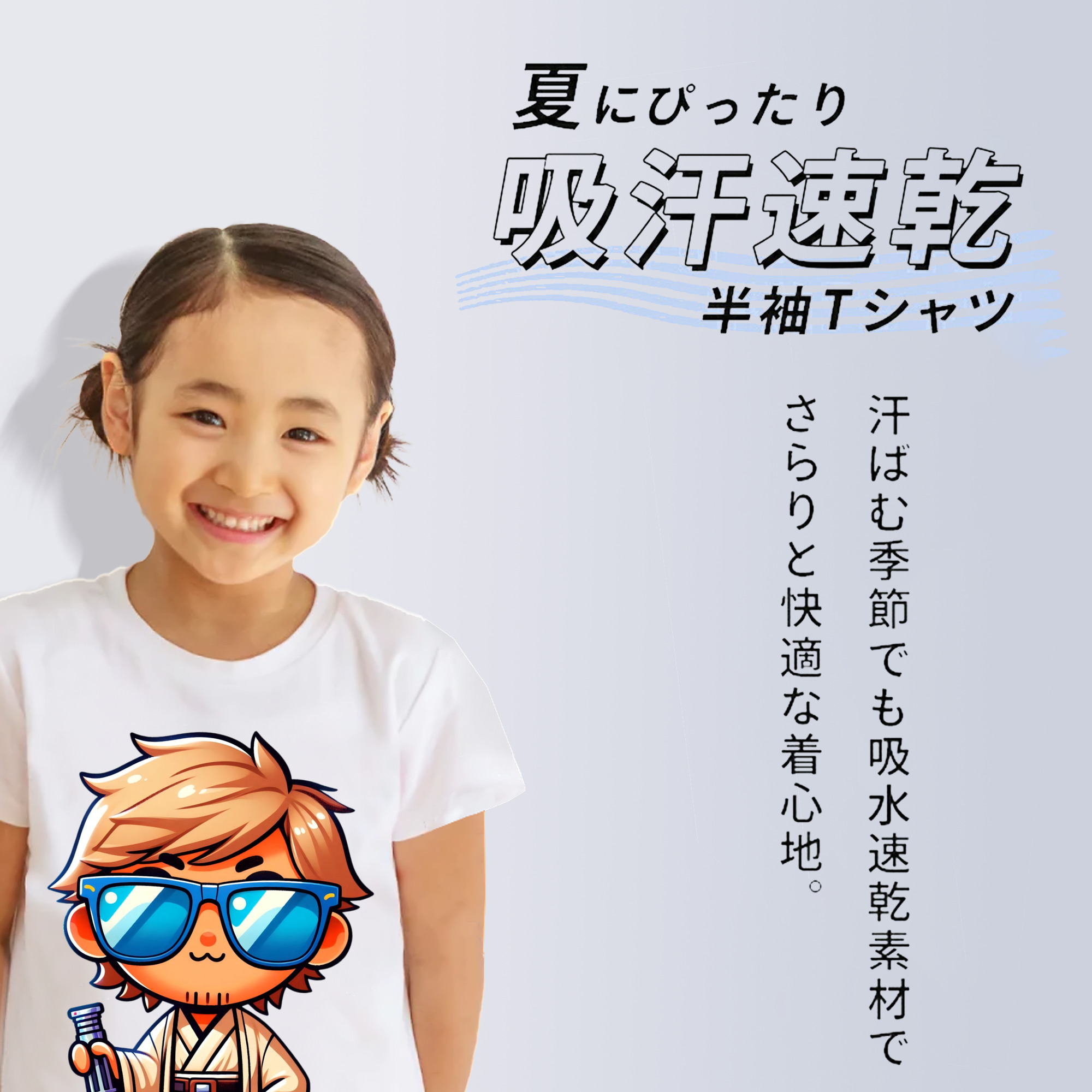 スター・ウォーズ Star Wars 綿100％キッズTシャツ（フロントプリント）