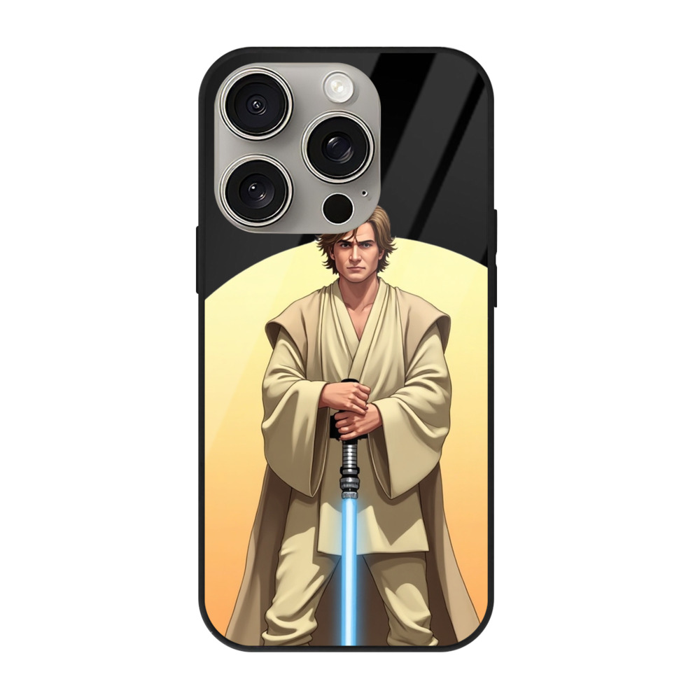 （画像用） スター・ウォーズ Star Wars 【iPhone15Pro対応】スマホケース 耐衝撃＆黄変防止 背面ガラス