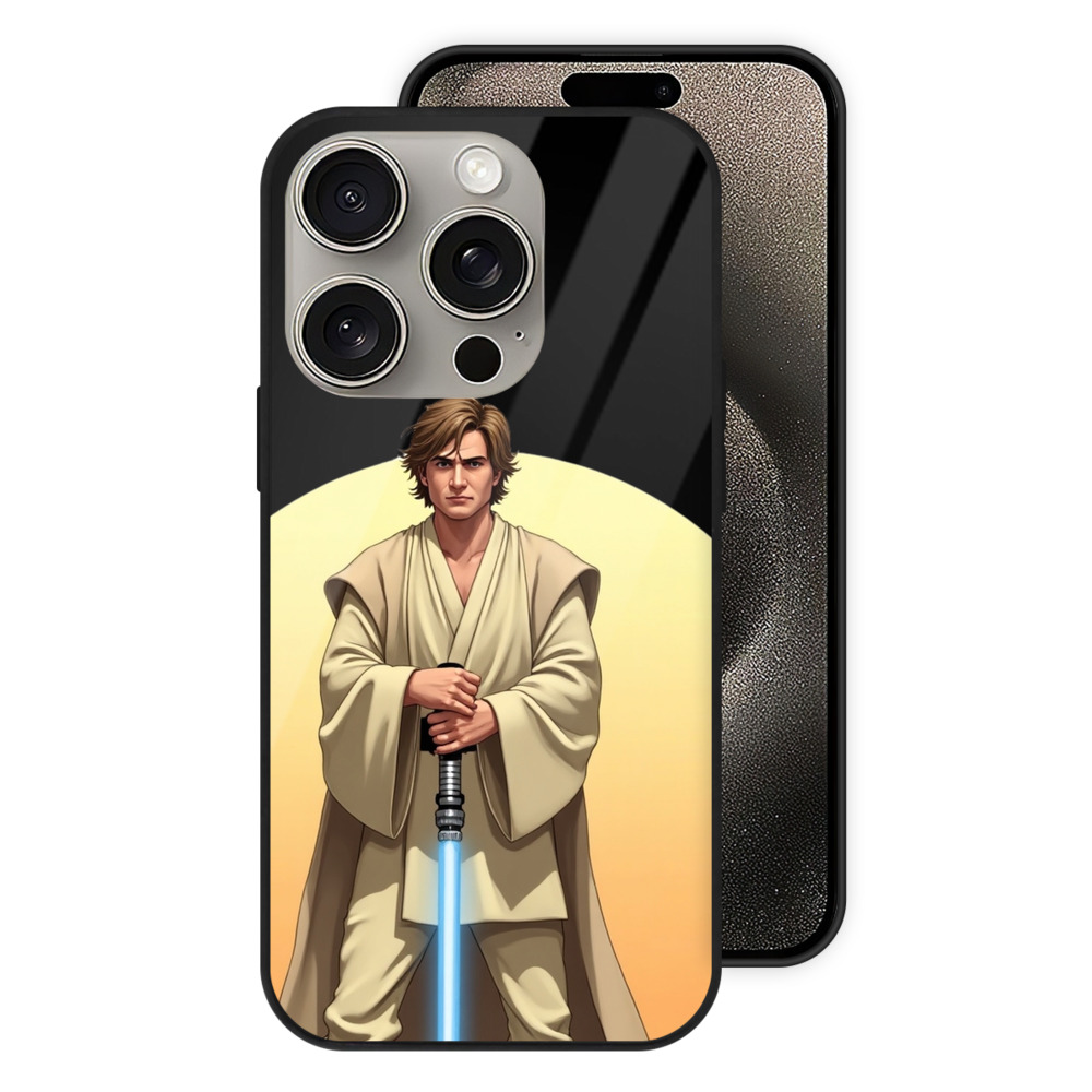 （画像用） スター・ウォーズ Star Wars 【iPhone15Pro対応】スマホケース 耐衝撃＆黄変防止 背面ガラス