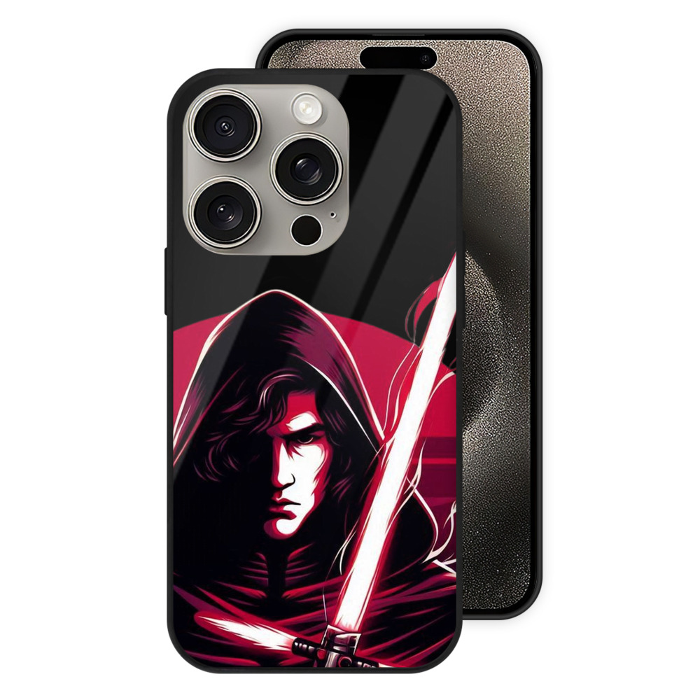 （画像用） スター・ウォーズ Star Wars 【iPhone15Pro対応】スマホケース 耐衝撃＆黄変防止 背面ガラス