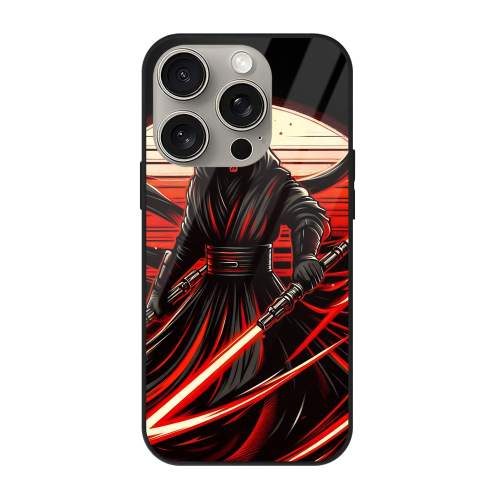 （画像用） スター・ウォーズ Star Wars 【iPhone15Pro対応】スマホケース 耐衝撃＆黄変防止 背面ガラス