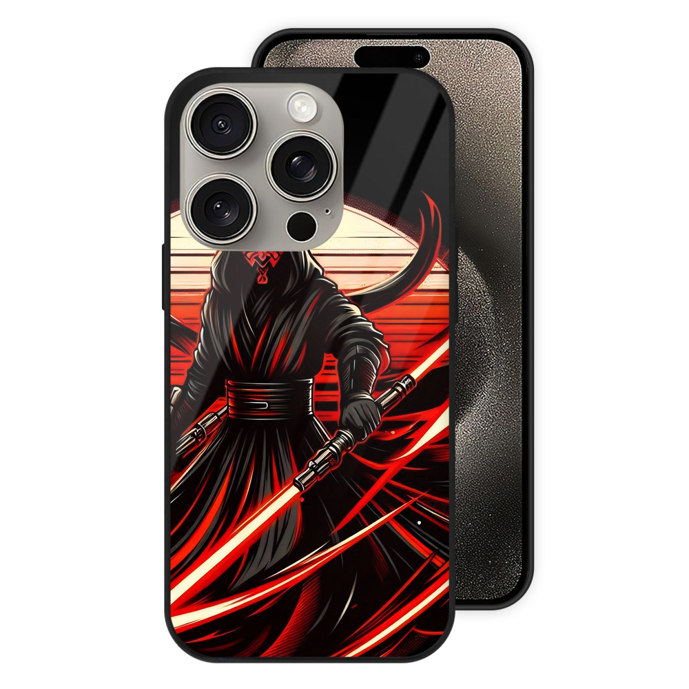 （画像用） スター・ウォーズ Star Wars 【iPhone15Pro対応】スマホケース 耐衝撃＆黄変防止 背面ガラス