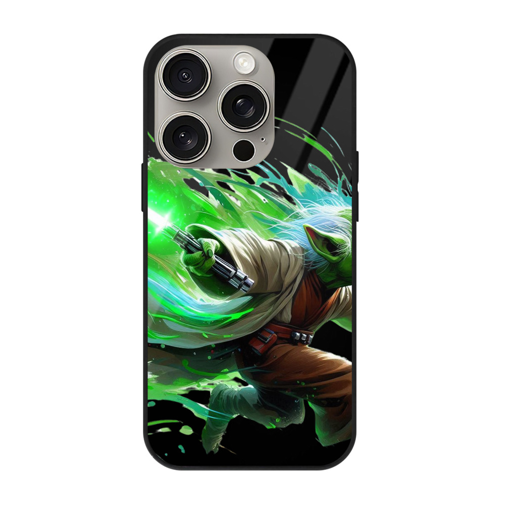（画像用） スター・ウォーズ Star Wars 【iPhone15Pro対応】スマホケース 耐衝撃＆黄変防止 背面ガラス