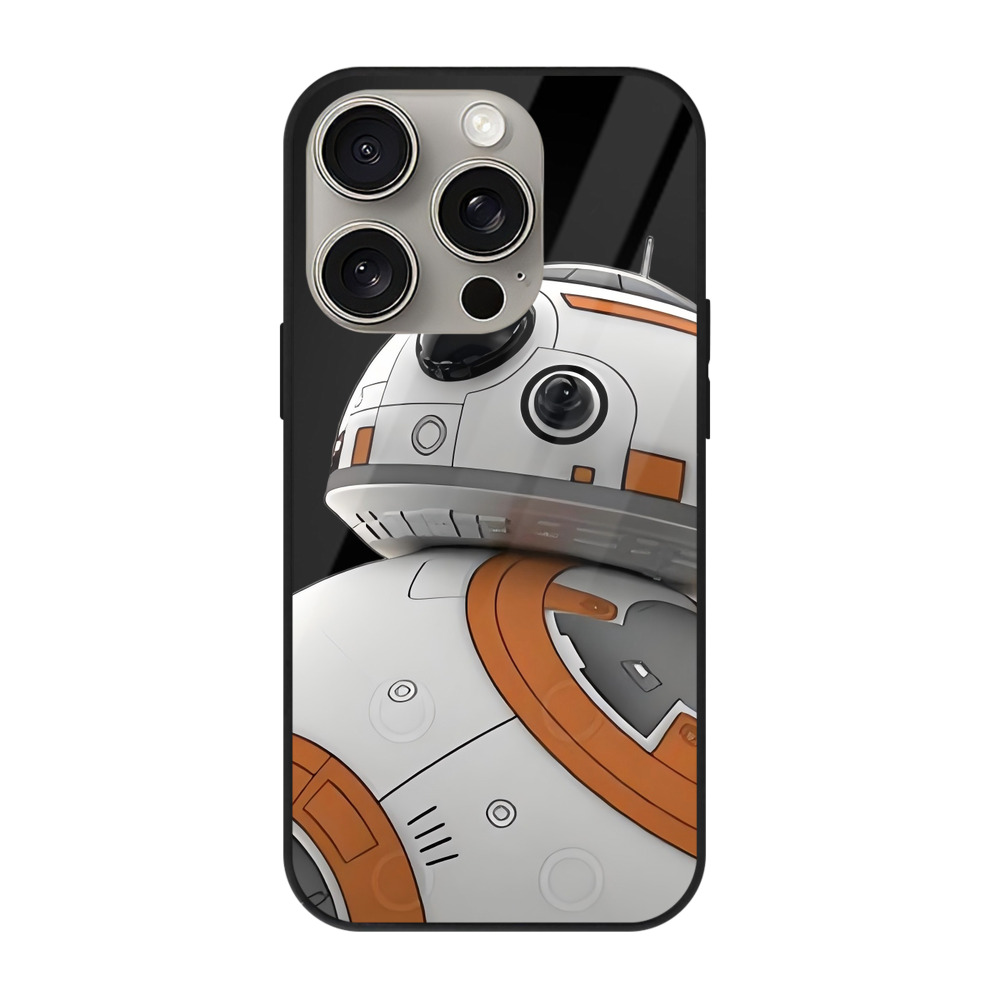 （画像用） スター・ウォーズ Star Wars 【iPhone15Pro対応】スマホケース 耐衝撃＆黄変防止 背面ガラス